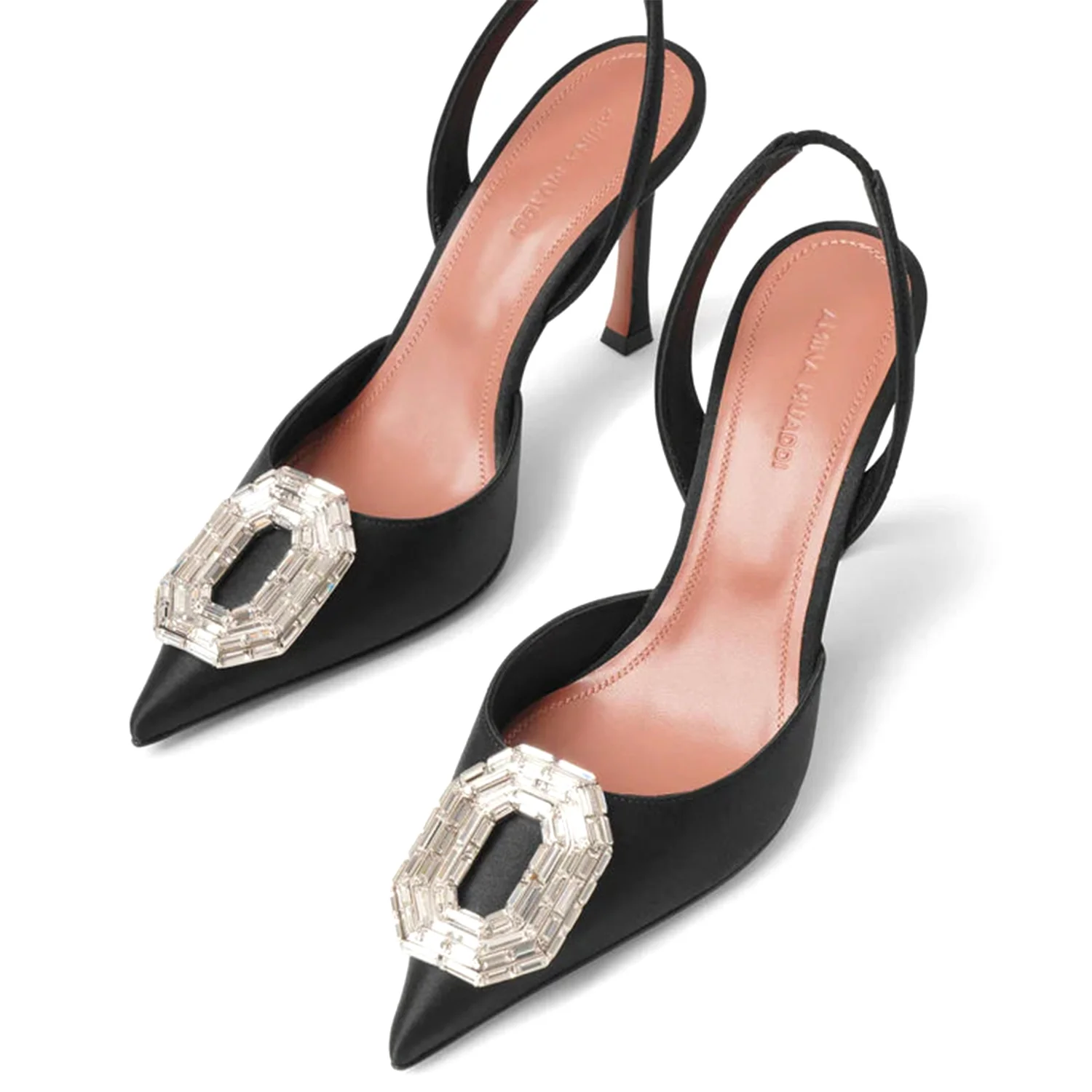 CAMELIAPUMP90 BLACK AMINA MUADDI WOMEN SANDALS - Image 2
