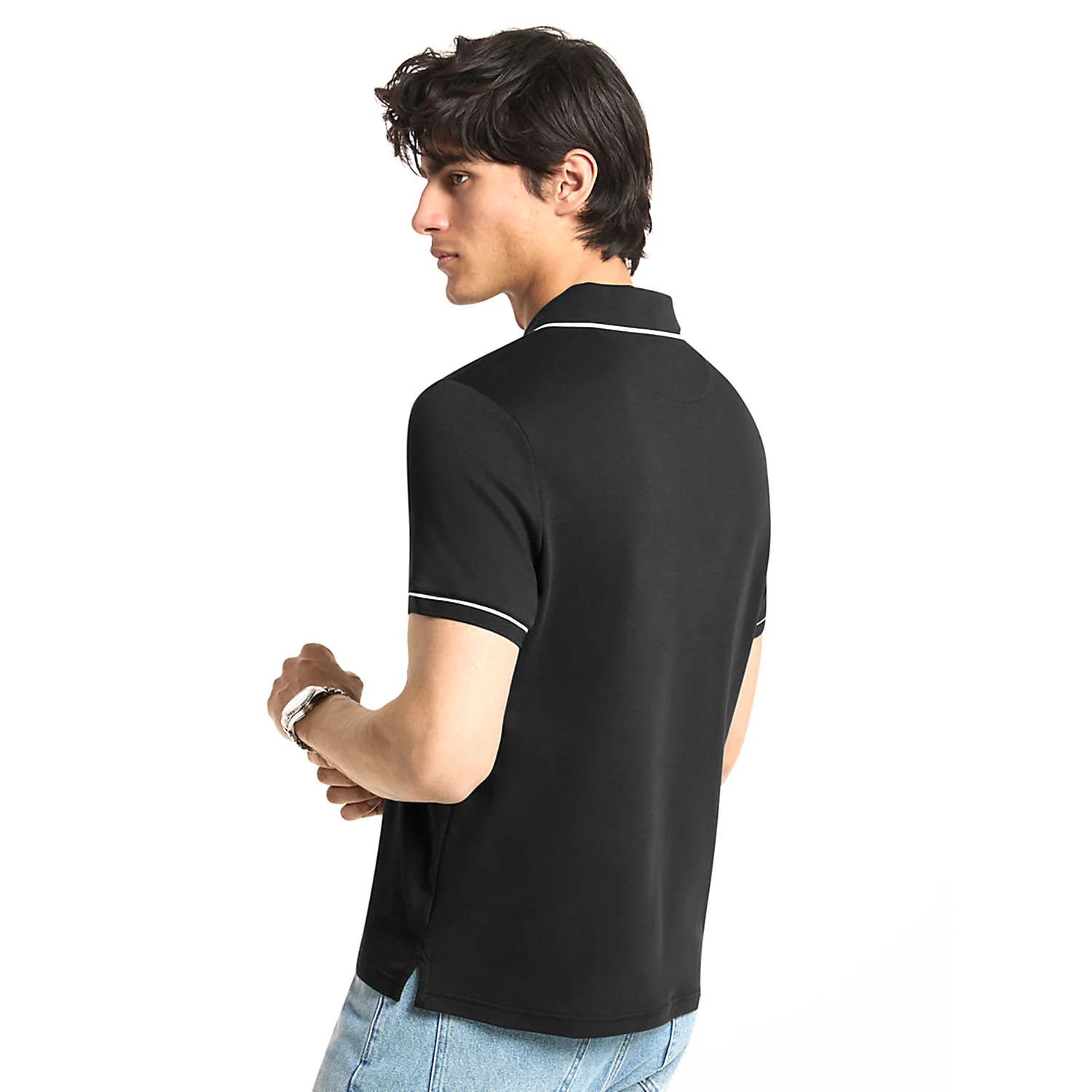 Michael Kors Mens Cotton Polo Shirt - Image 2
