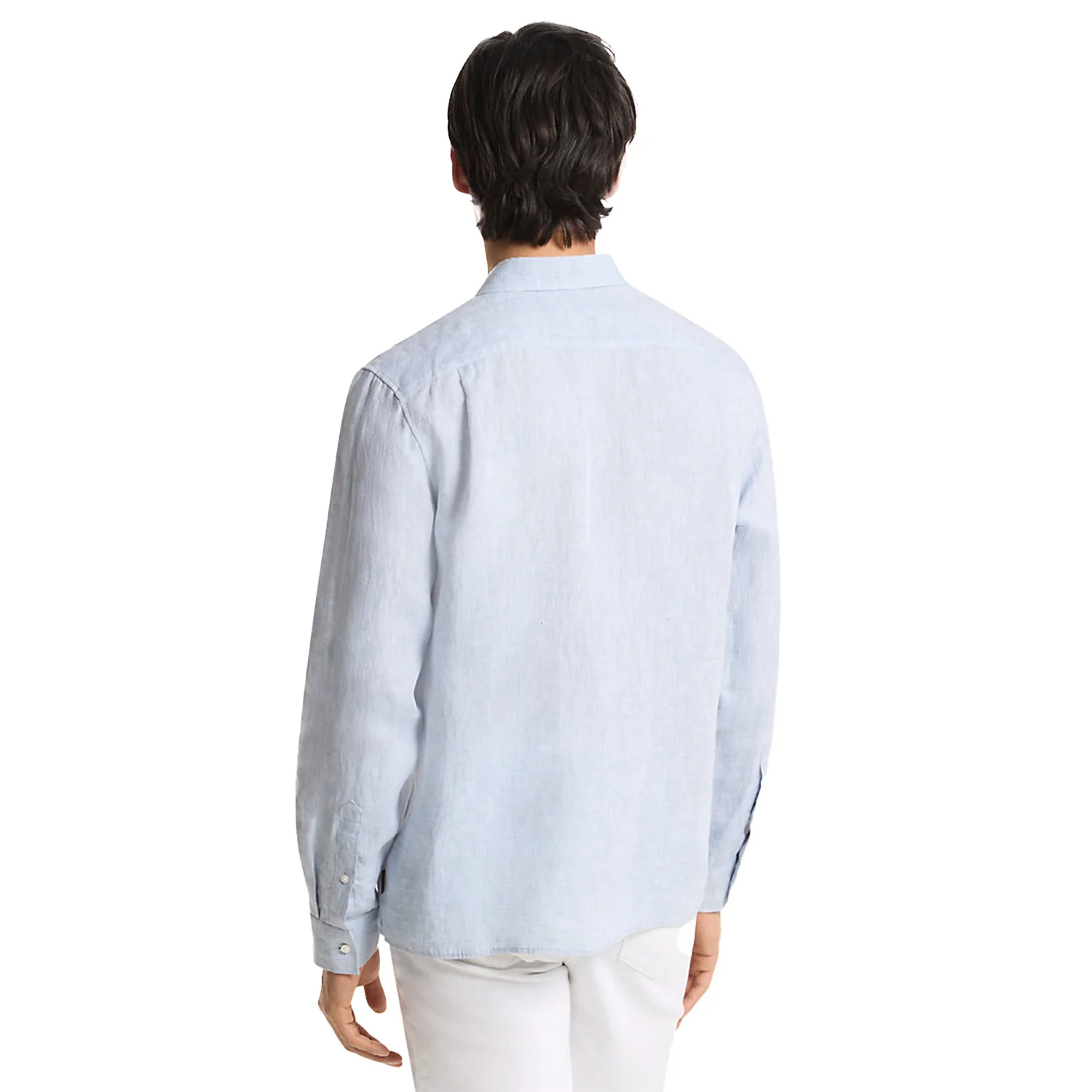 Michael Kors Mens Classic-Fit Linen Shirt - Image 2