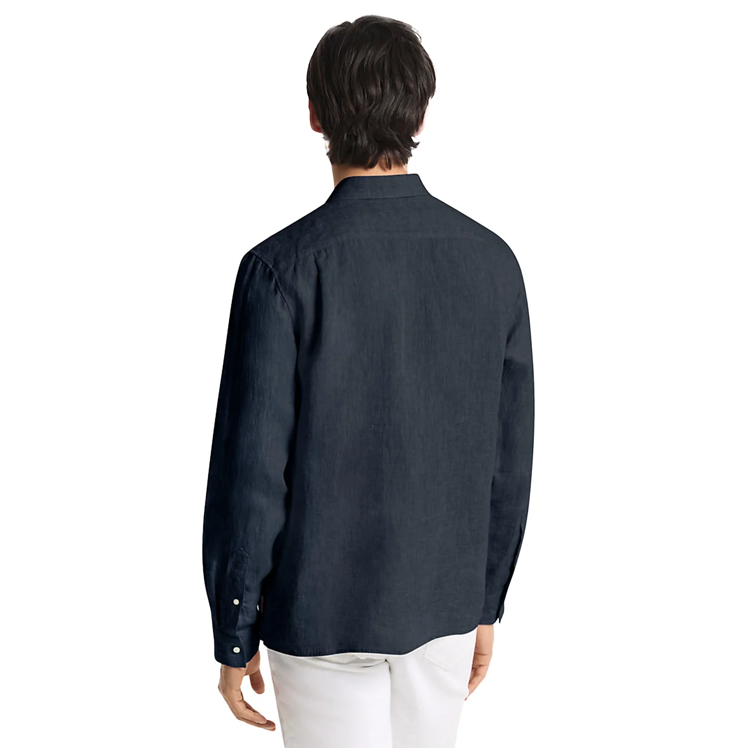 Michael Kors Mens Classic-Fit Linen Shirt - Image 2