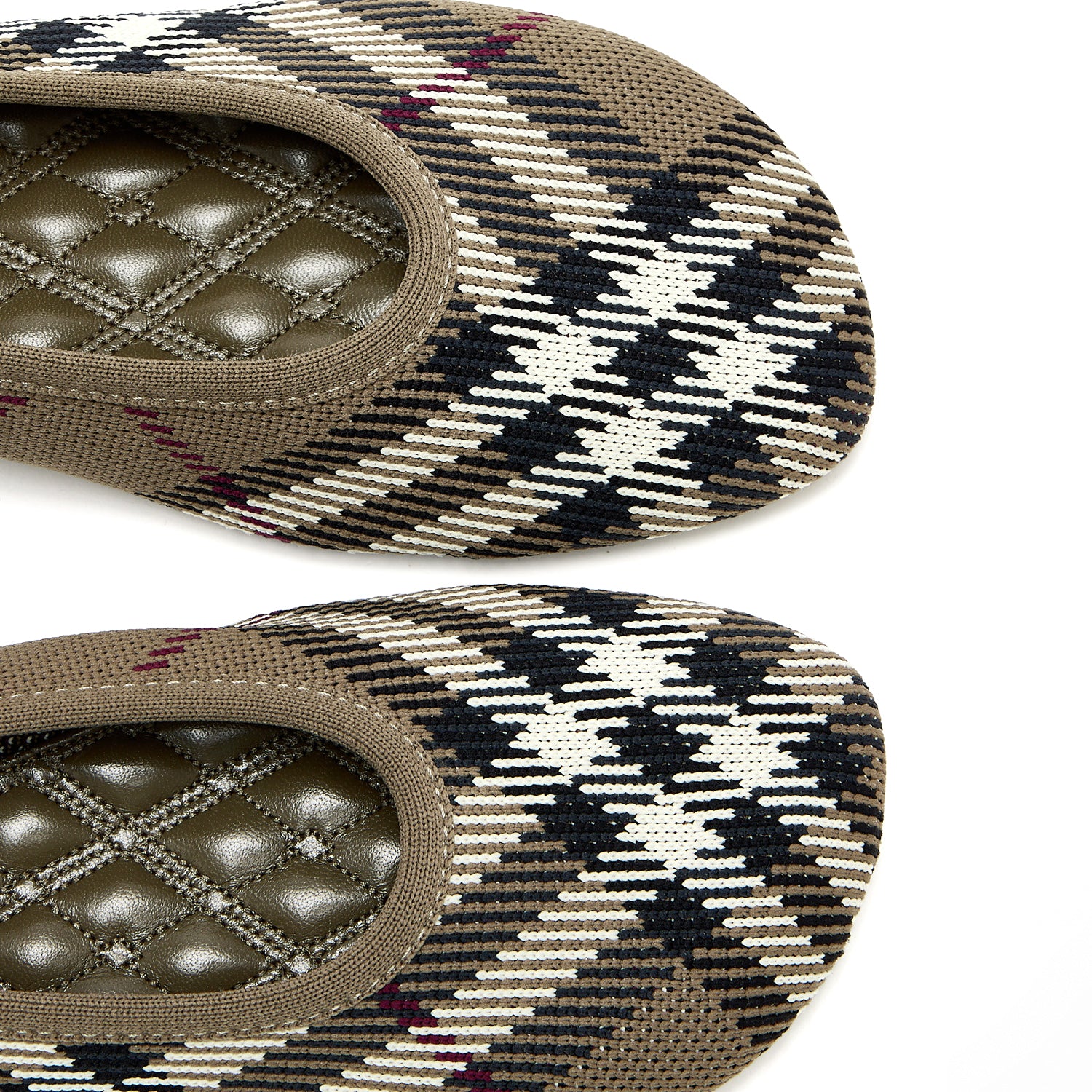 Check Knit Baby Ballerinas - Image 4