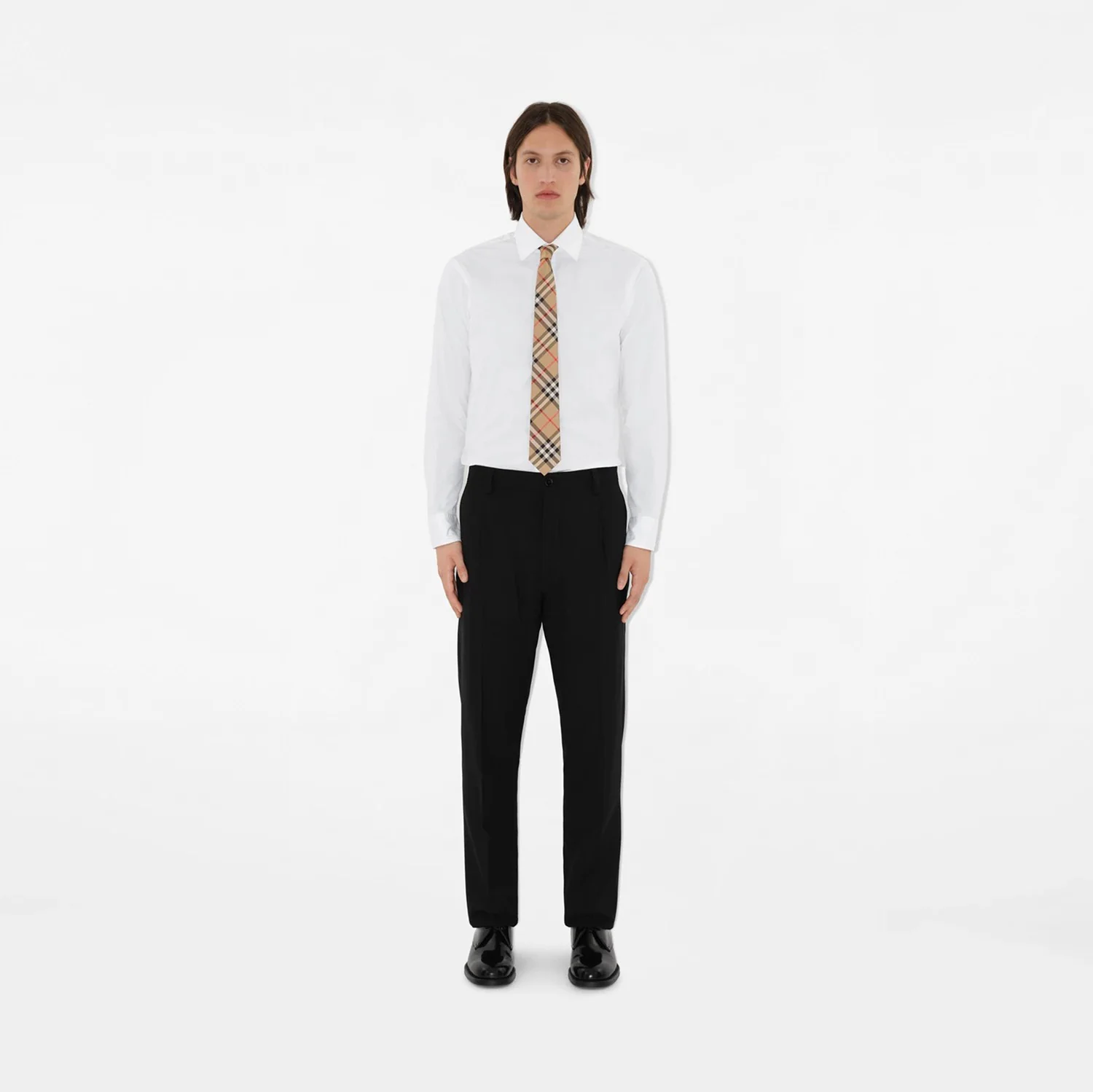 Check Silk Tie - Image 3