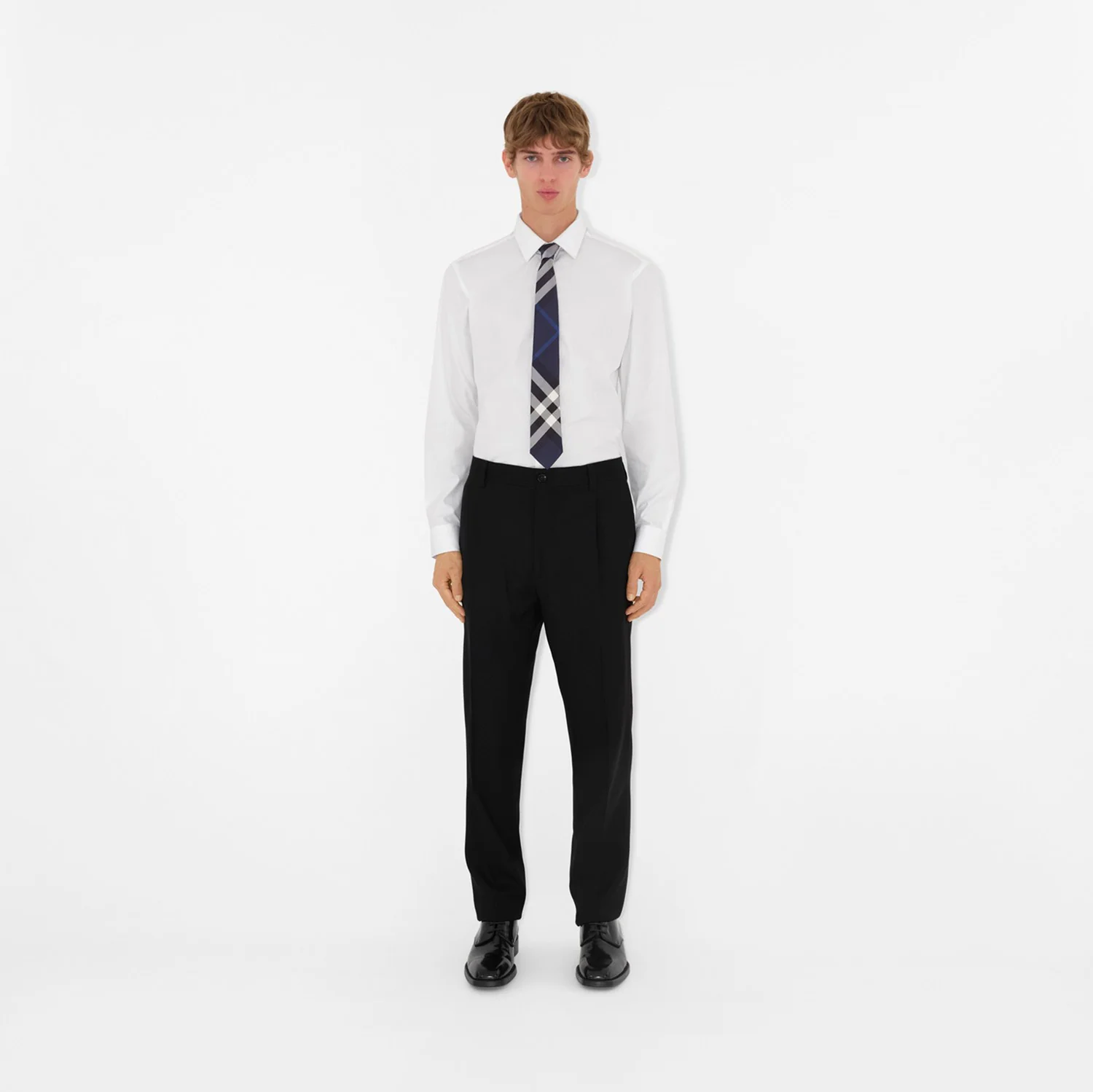 Check Silk Tie - Image 6