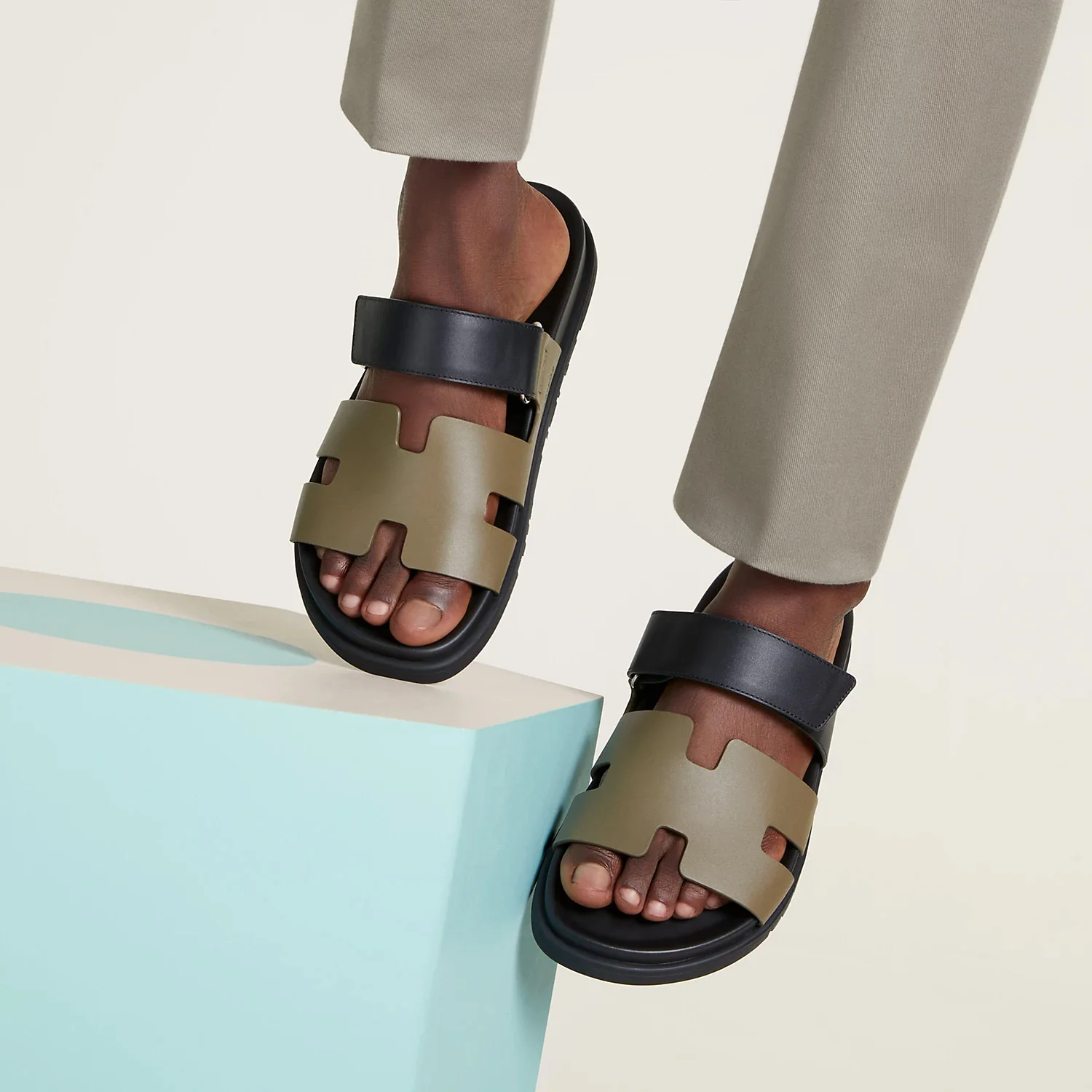Chypre Men Sandal 2 Tone - Image 4