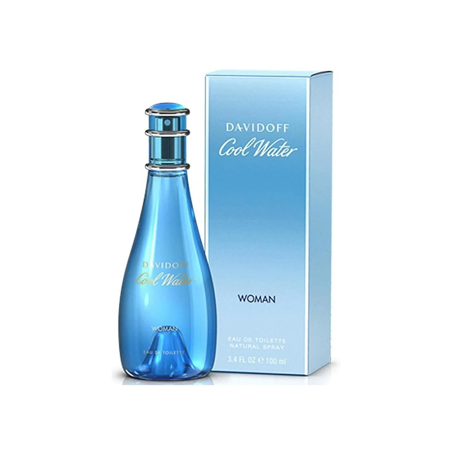COOL WATER WOMEN EDT 100ML - Image 2