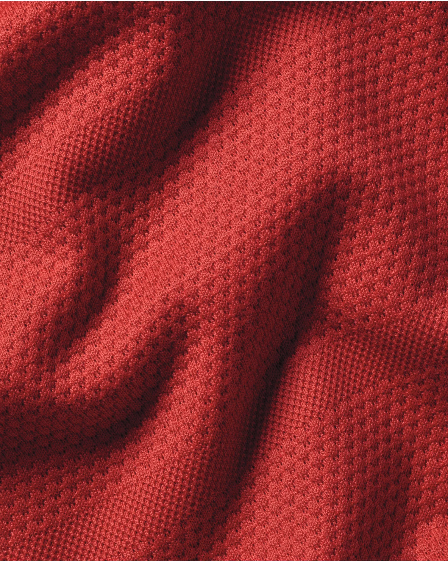 CORAL POPCORN TEXTURED STRIPE TYRWHITT COOL POLO - Image 7