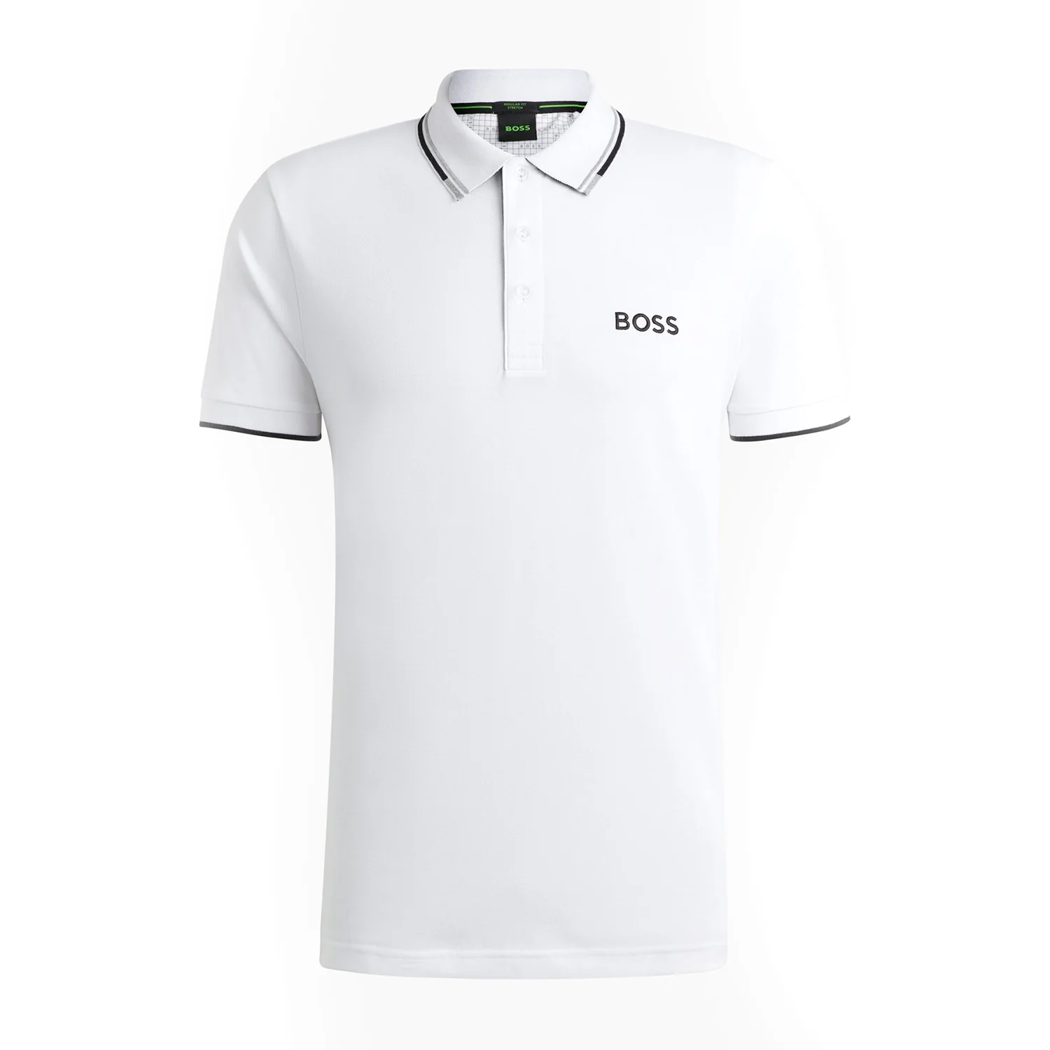 Cotton-Blend Polo Shirt With Contrast Logos