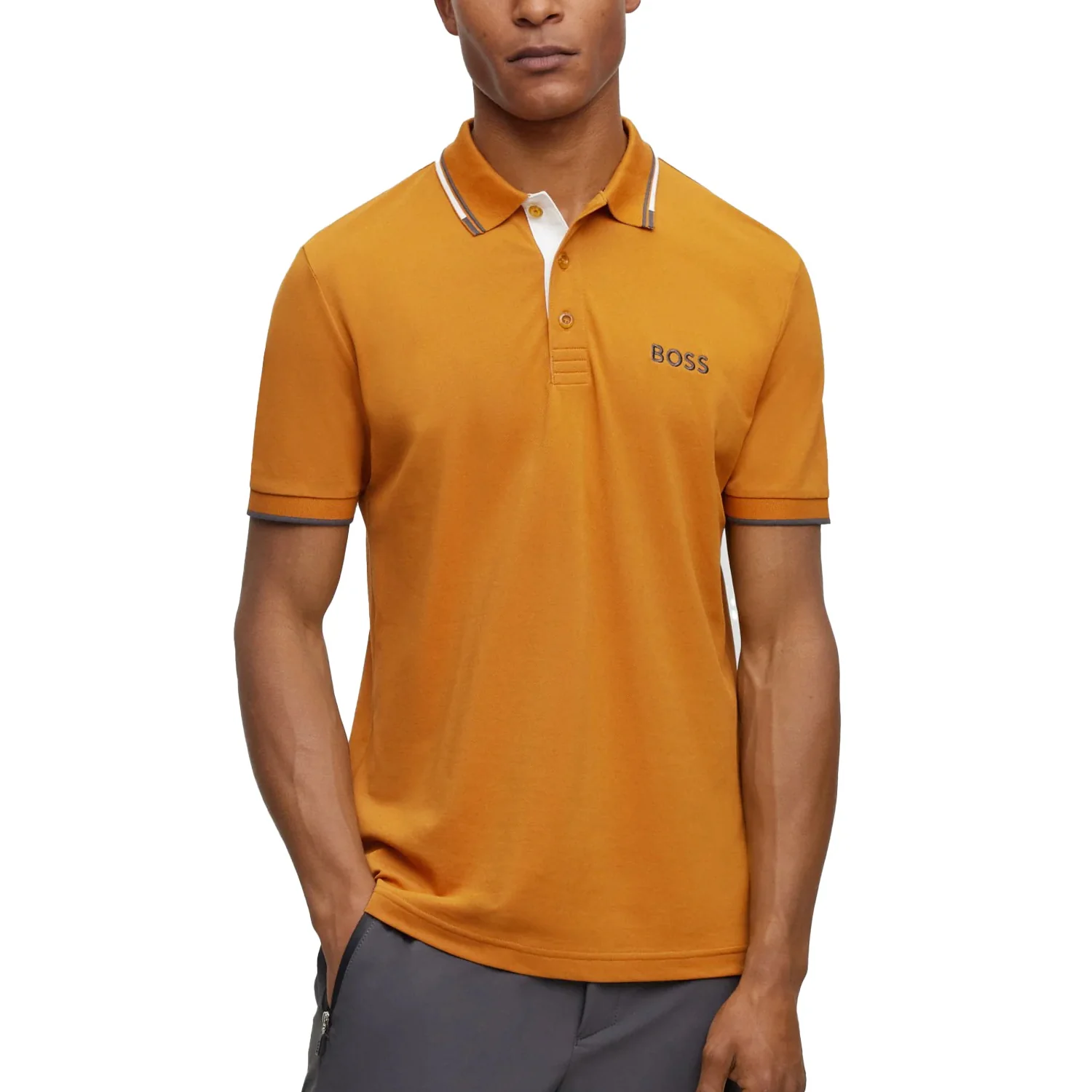 Cotton-Blend Polo Shirt With Contrast Logos - Image 10