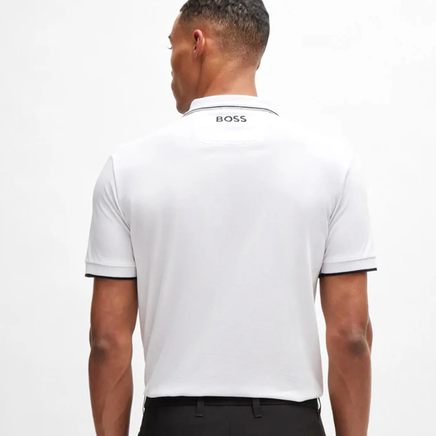 Cotton-Blend Polo Shirt With Contrast Logos - Image 4