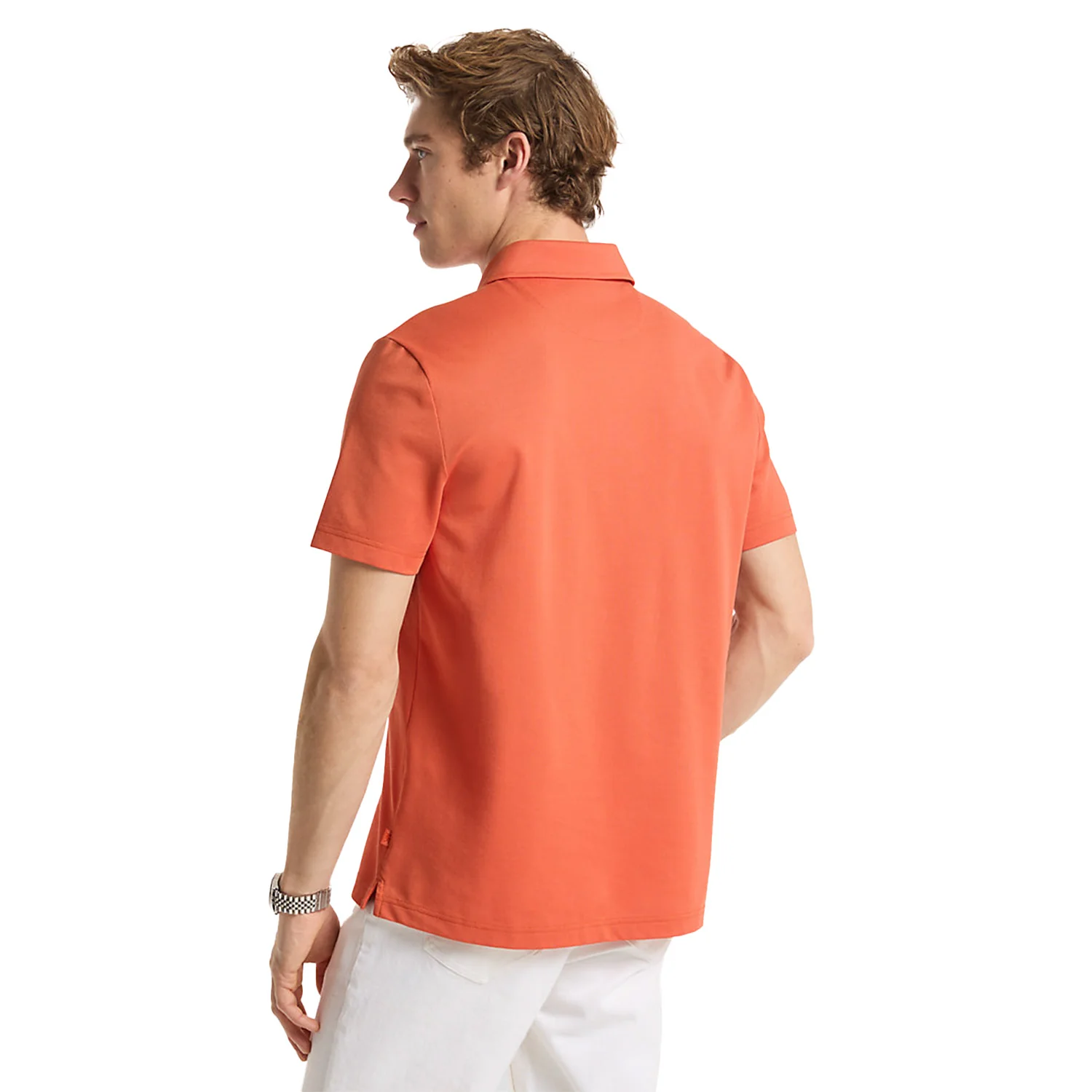Michael Kors Mens Embroidered Logo Cotton Polo Shirt - Image 2