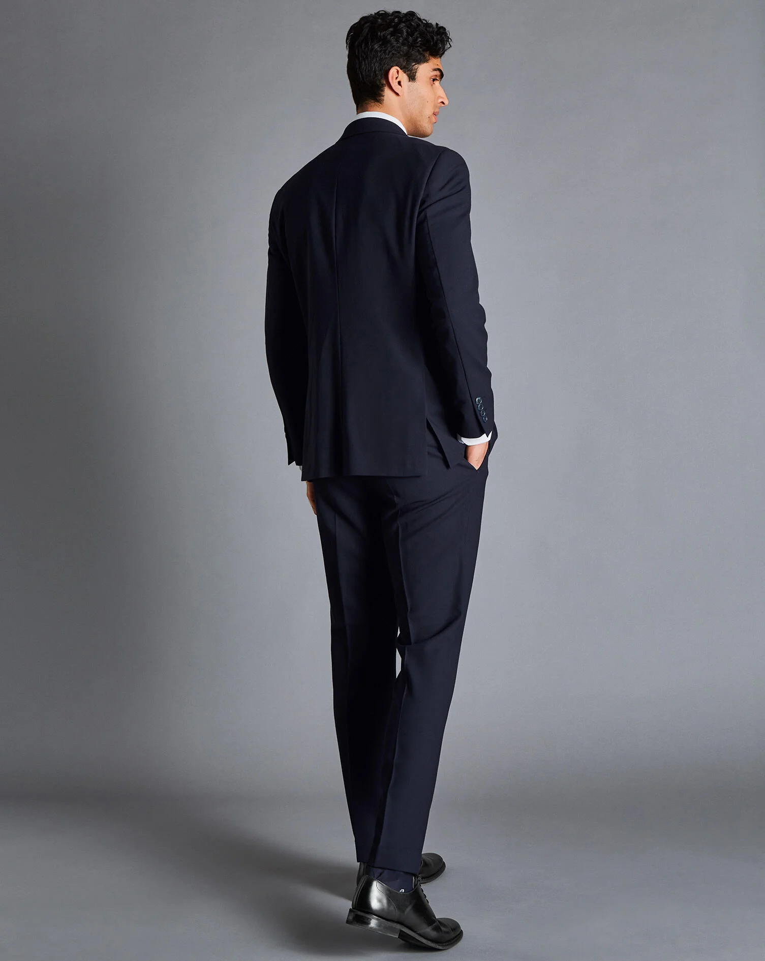 DARK NAVY SLIM FIT ULTIMATE PERFORMANCE BLAZER - Image 3