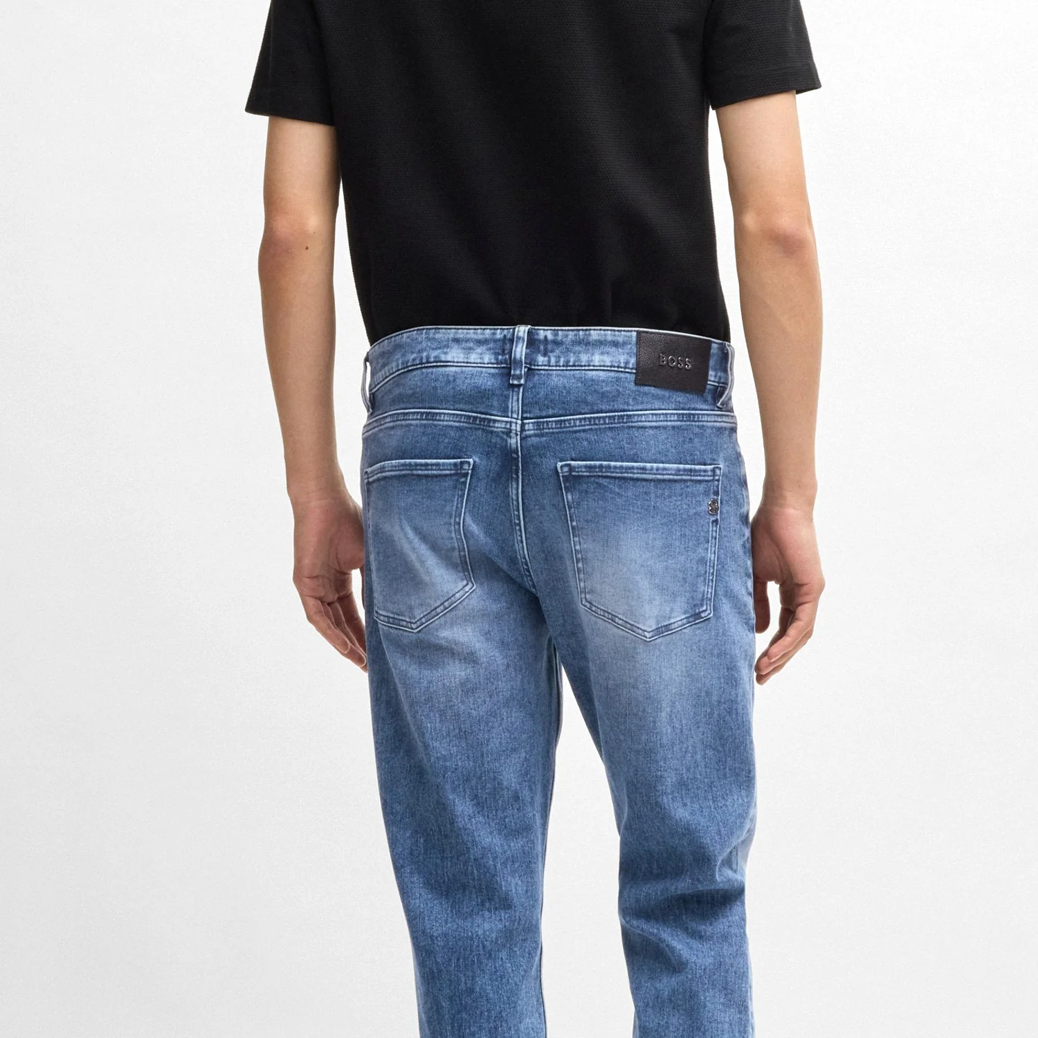 Delaware Slim-Fit Jeans In Blue Stretch Denim - Image 3