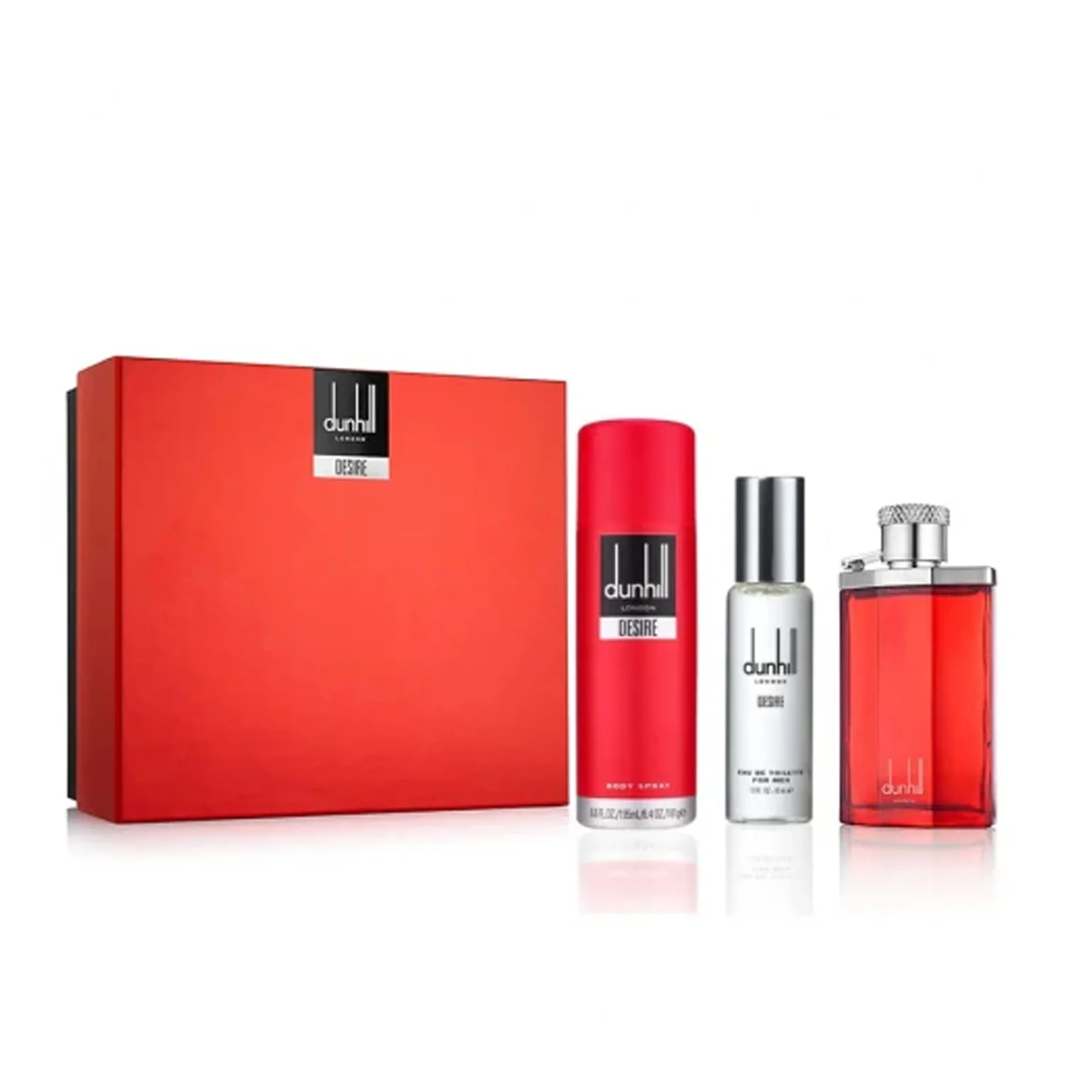 DUNHILL DESIRE RED 3S SET(100ML+DEO 195ML+EDT 30ML)