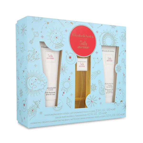 E.A 5TH AVENUE WOMEN EDP 125ML +100BL+100ML CREAM
