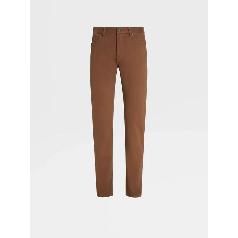 E8PZW GAN 232VIC LT BRW SLD ZEGNA JEANS