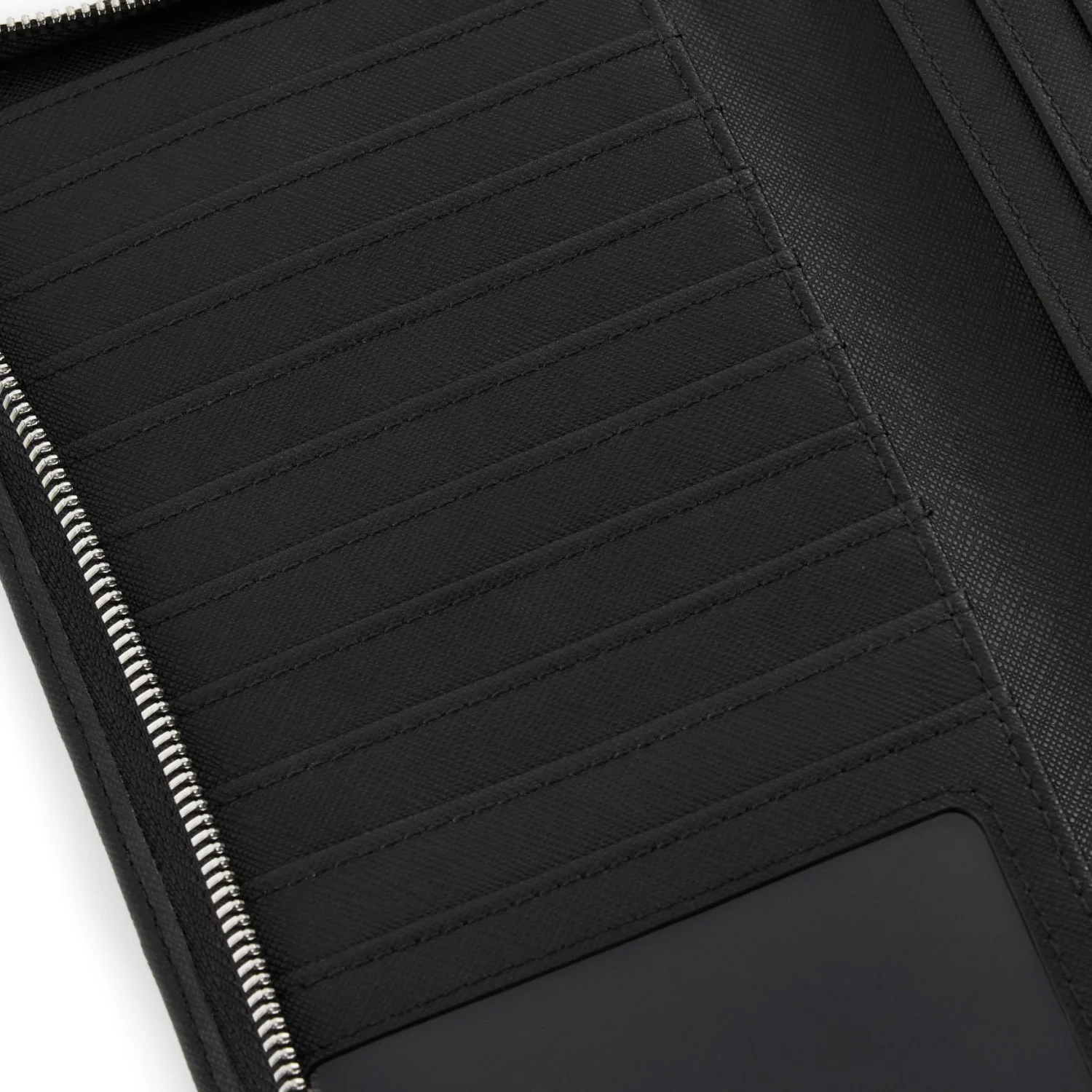 Asv Regenerated Saffiano Leather Organiser With Eagle Plate - Image 2