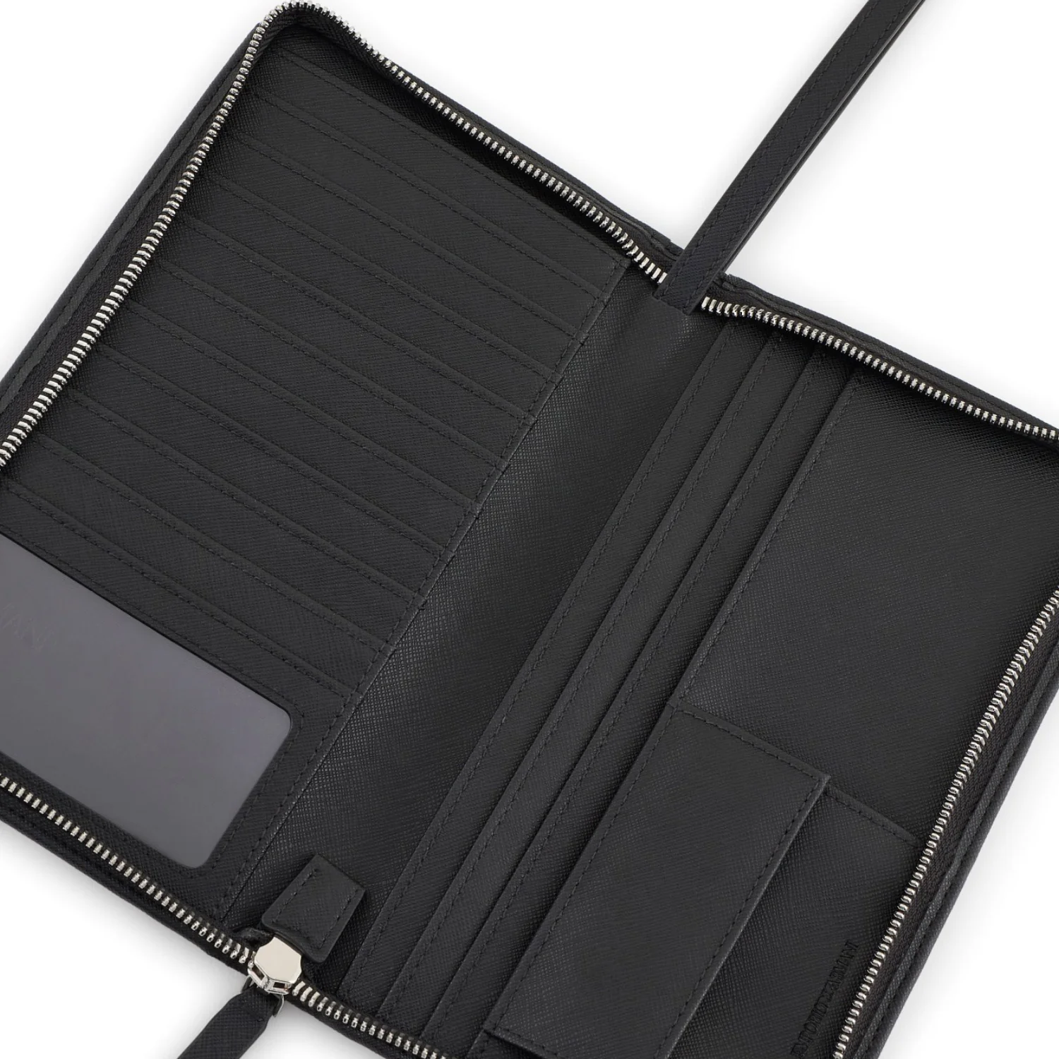 Asv Regenerated Saffiano Leather Organiser With Eagle Plate - Image 3