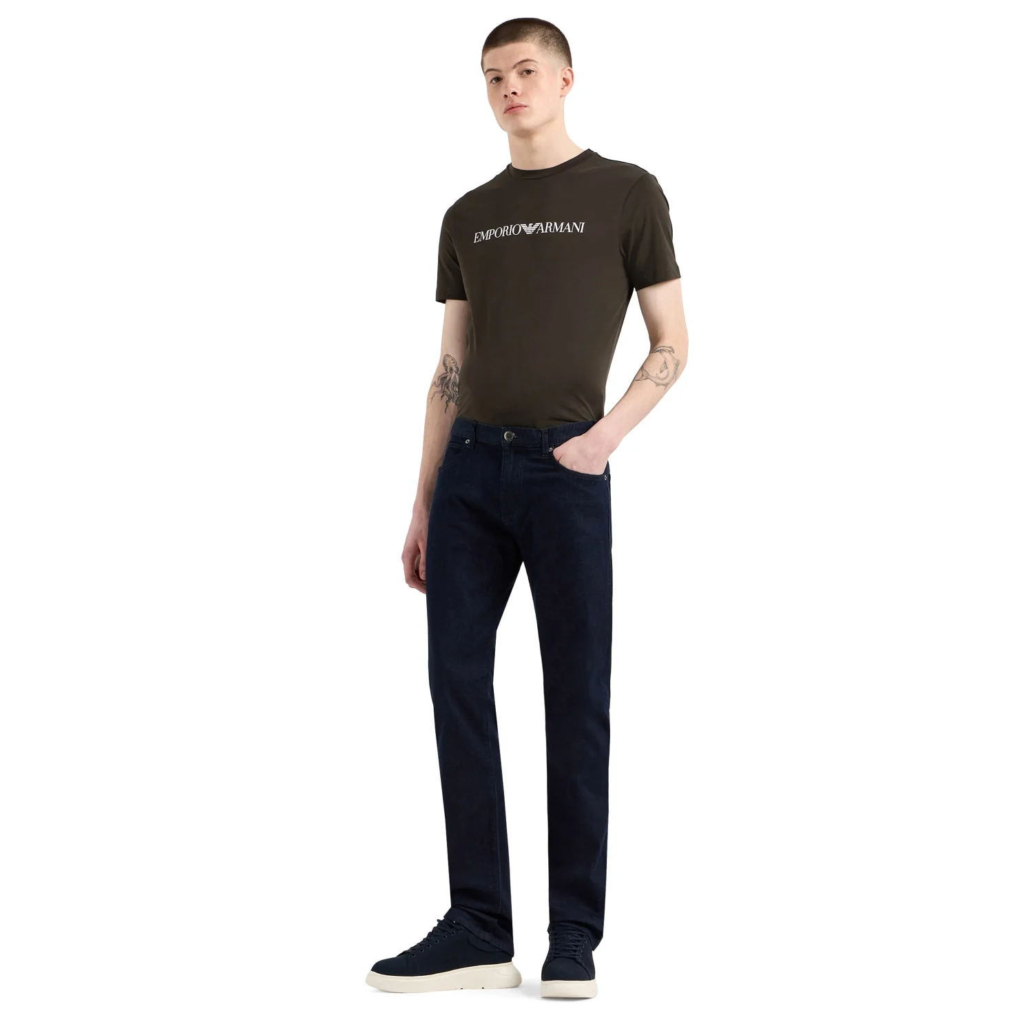 J45 Regular-Fit Jeans In Comfort-Twill Denim - Image 2