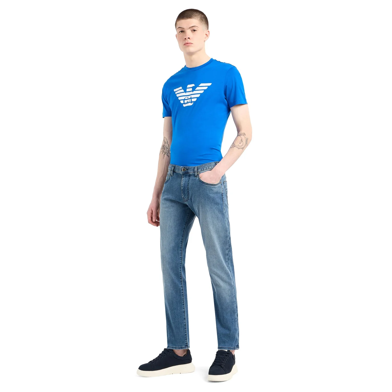J45 Regular-Fit Jeans In Comfort-Twill Denim - Image 2