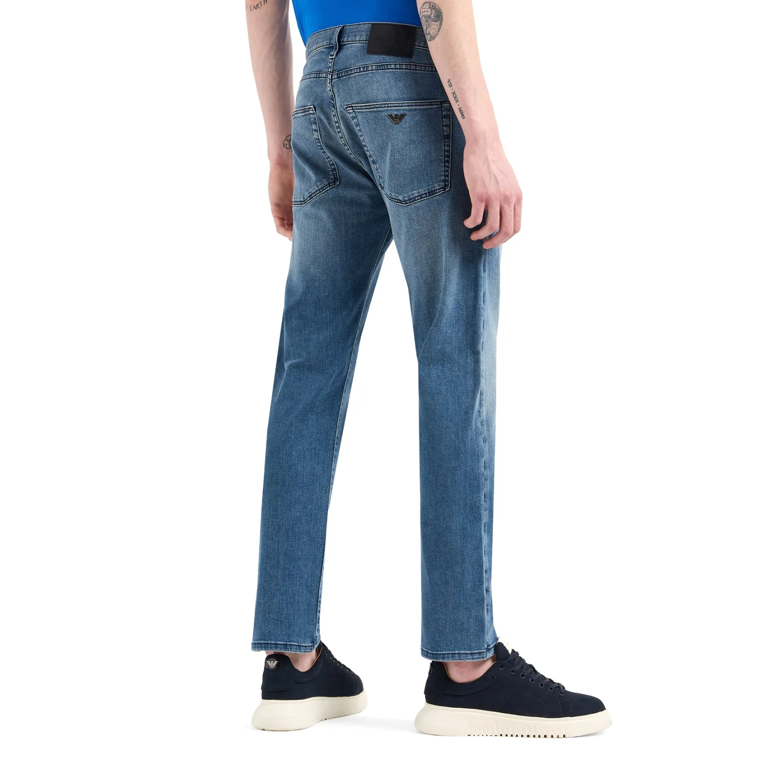 J45 Regular-Fit Jeans In Comfort-Twill Denim - Image 3