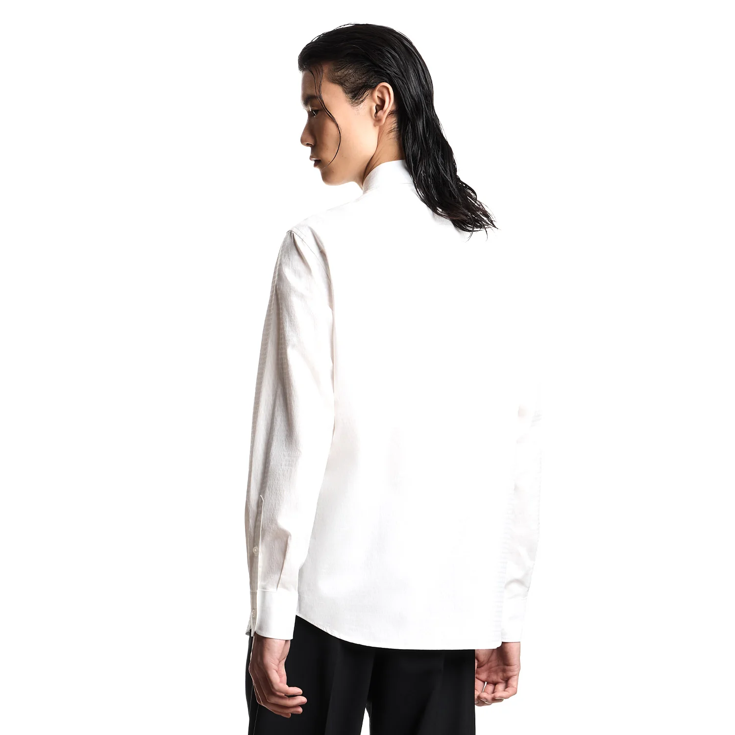 Ea Jacquard Shirt With All-Over Lettering - Image 2