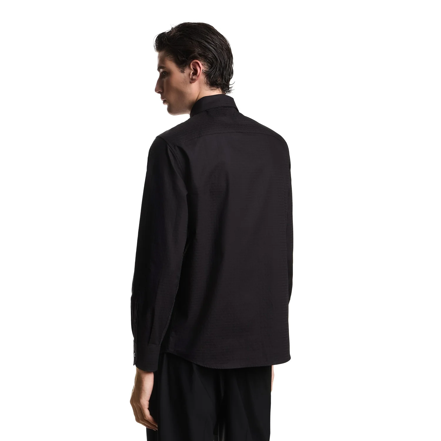 Em Jacquard Shirt With All-Over Lettering - Image 3