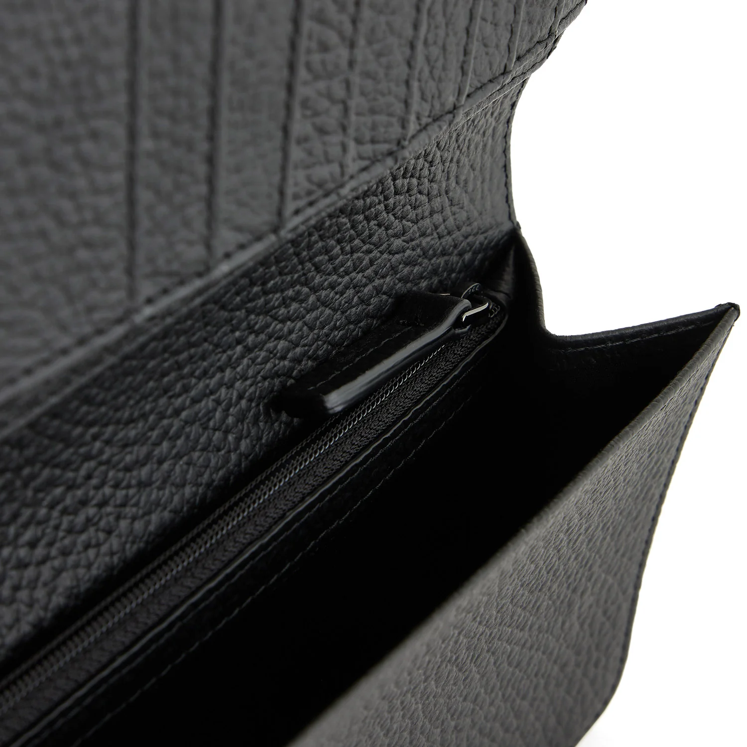 Leather Large Currency Holder With All-Over Embossed Eagle - Image 2