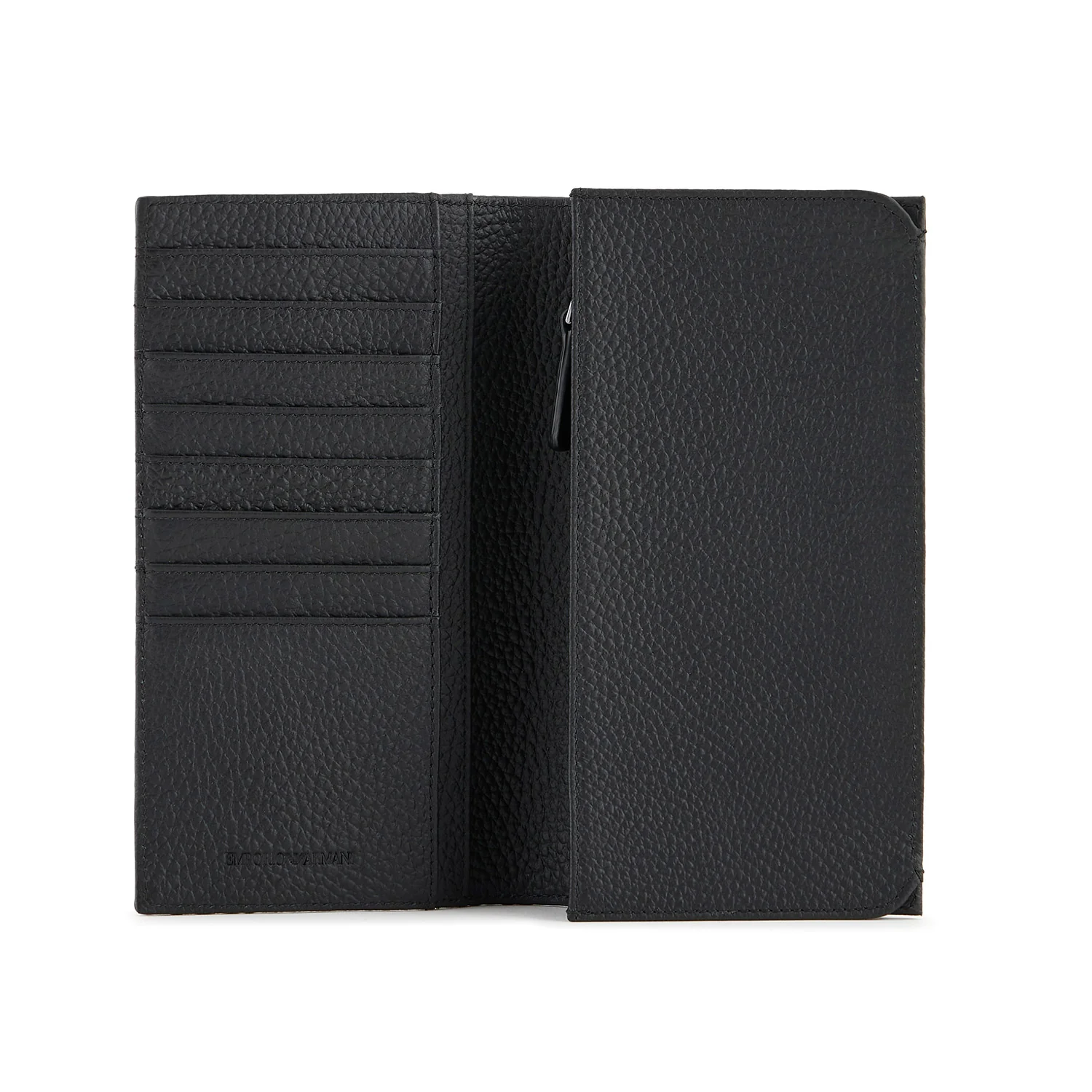 Leather Large Currency Holder With All-Over Embossed Eagle - Image 3