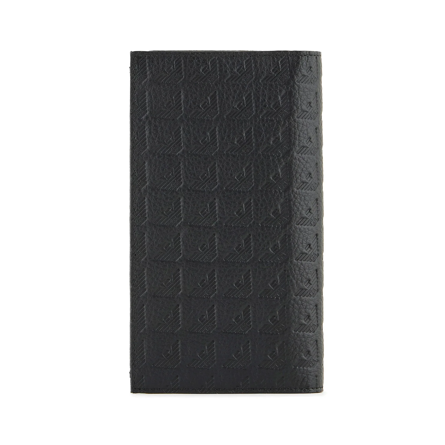 Leather Large Currency Holder With All-Over Embossed Eagle - Image 4