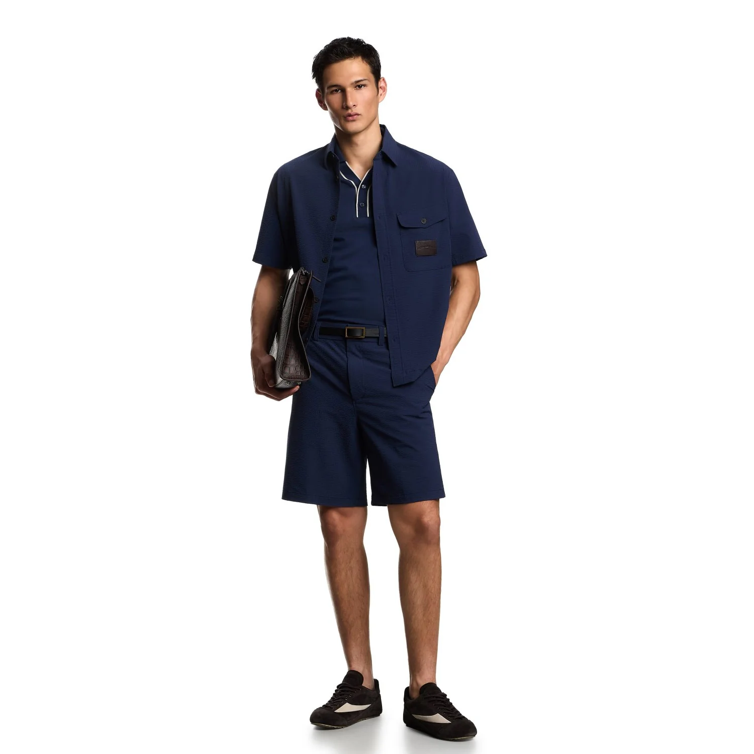 Piqué Polo Shirt With Contrasting Edges - Image 2
