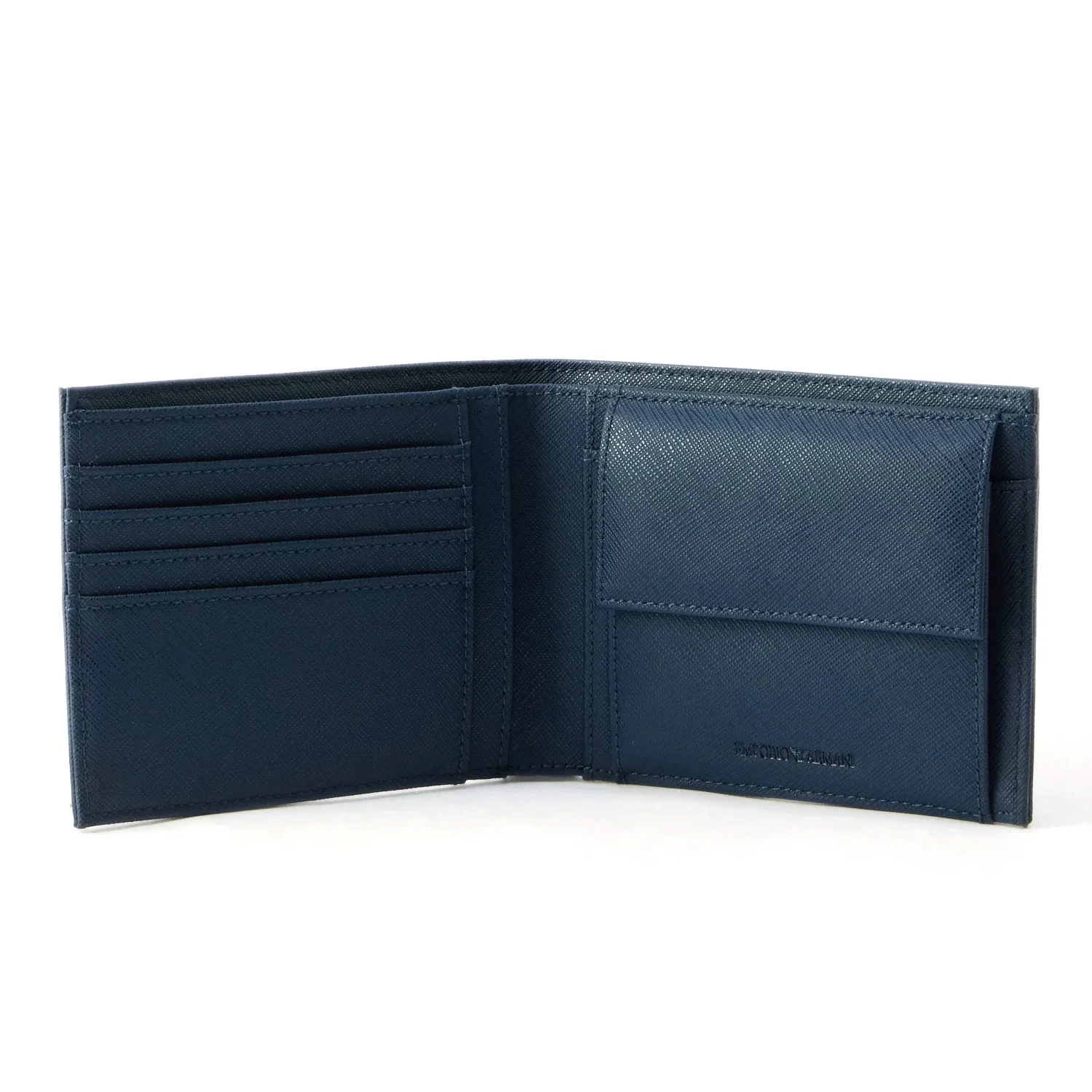 Ea Asv Regenerated Saffiano Bifold Wallet - Image 3