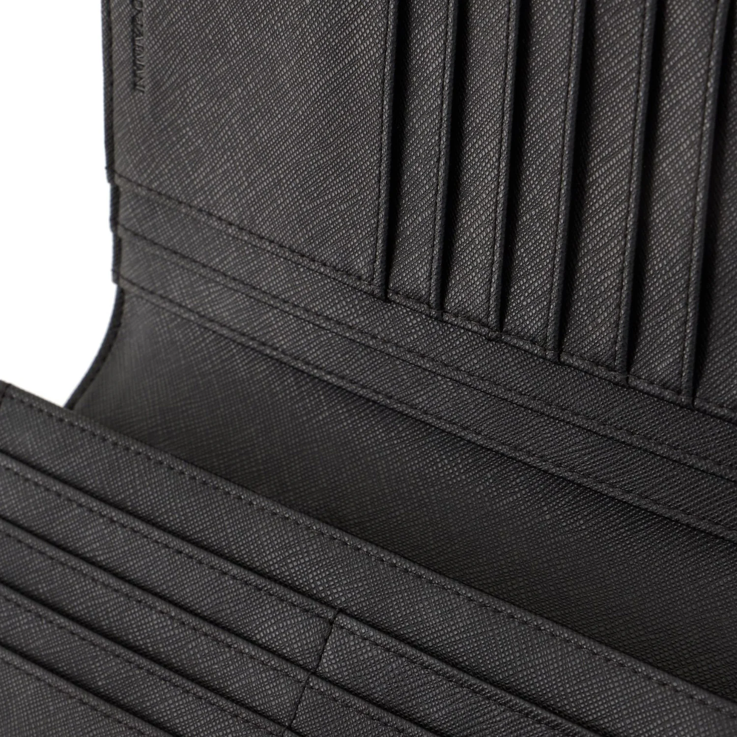 Yen Wallet In Regenerated Saffiano Leather With Asv Eagle Plaque - Image 2