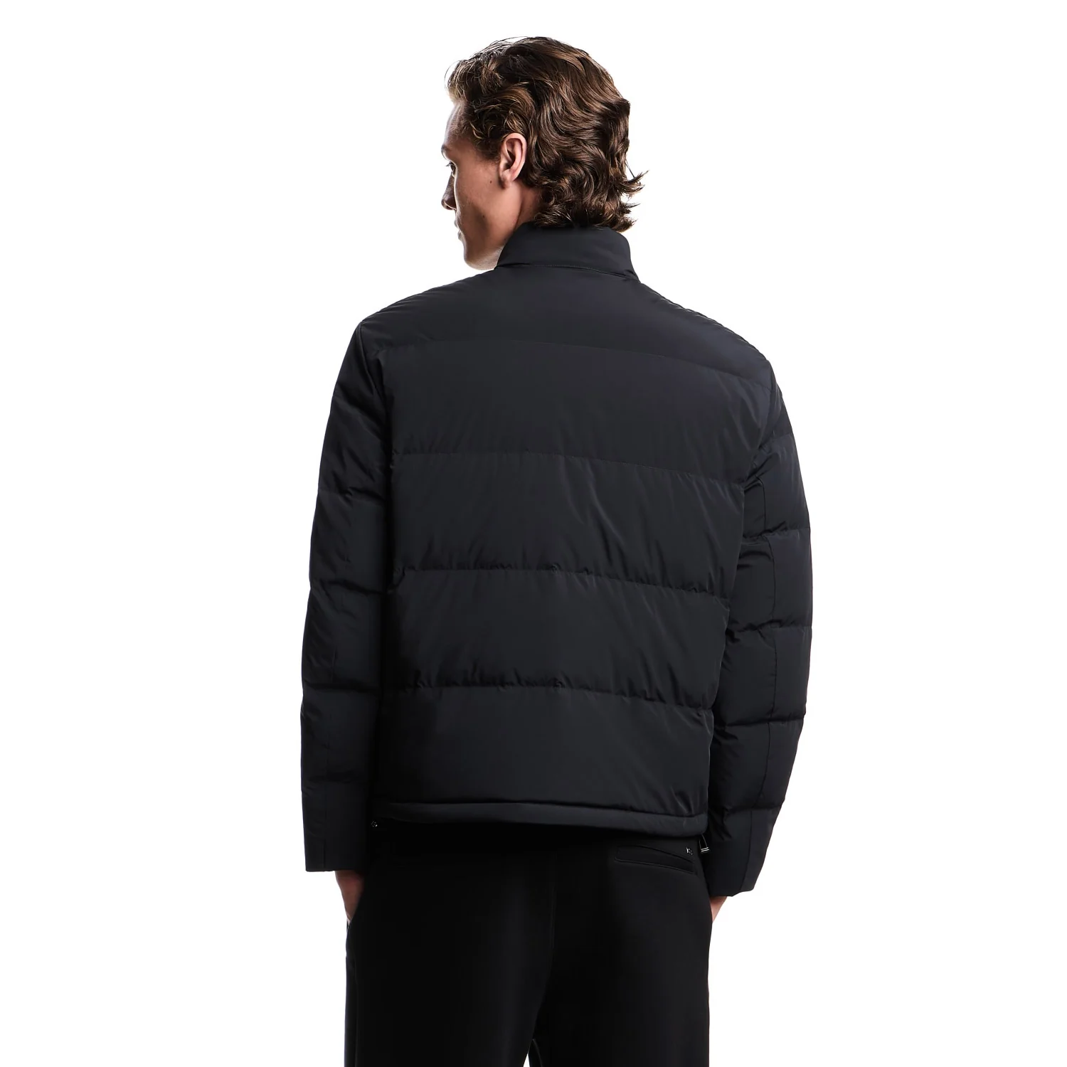 Quilted Spandex Nylon Down Jacket - Image 3