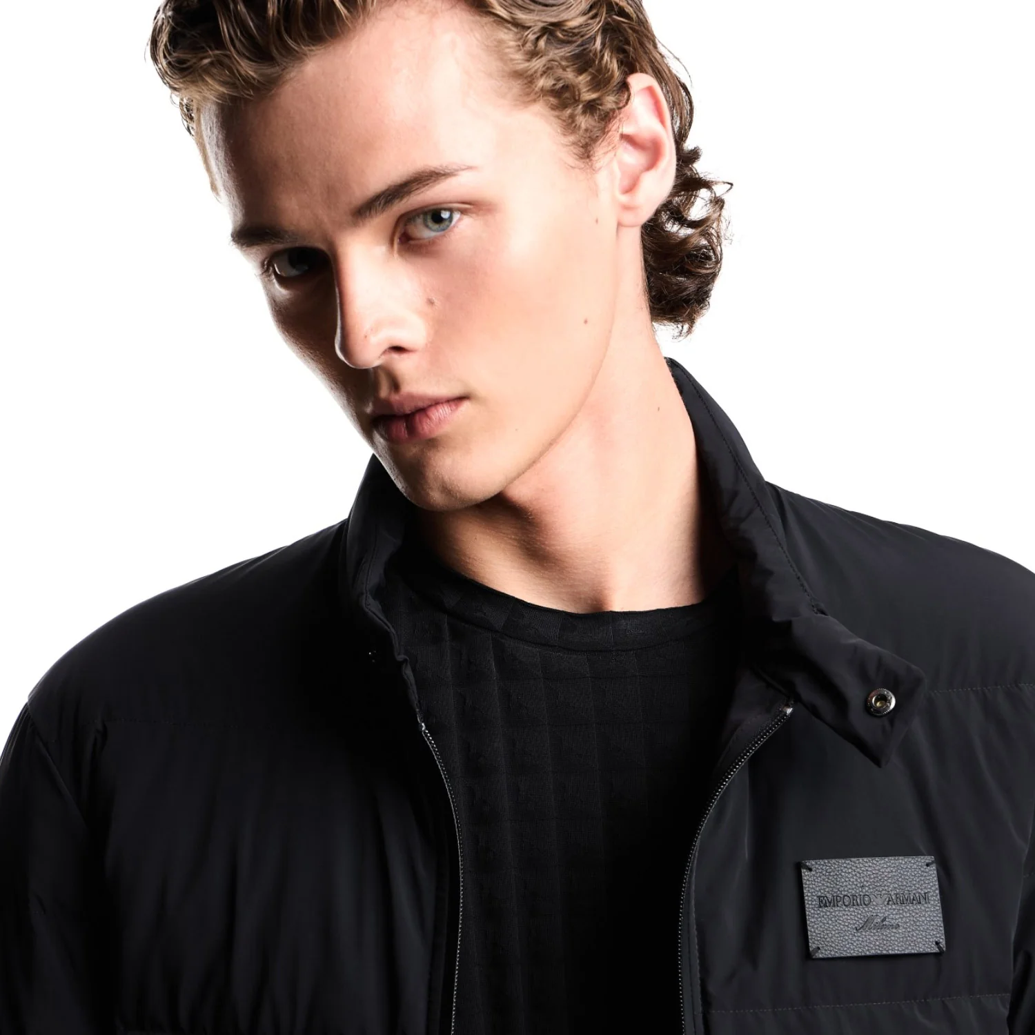 Quilted Spandex Nylon Down Jacket - Image 4