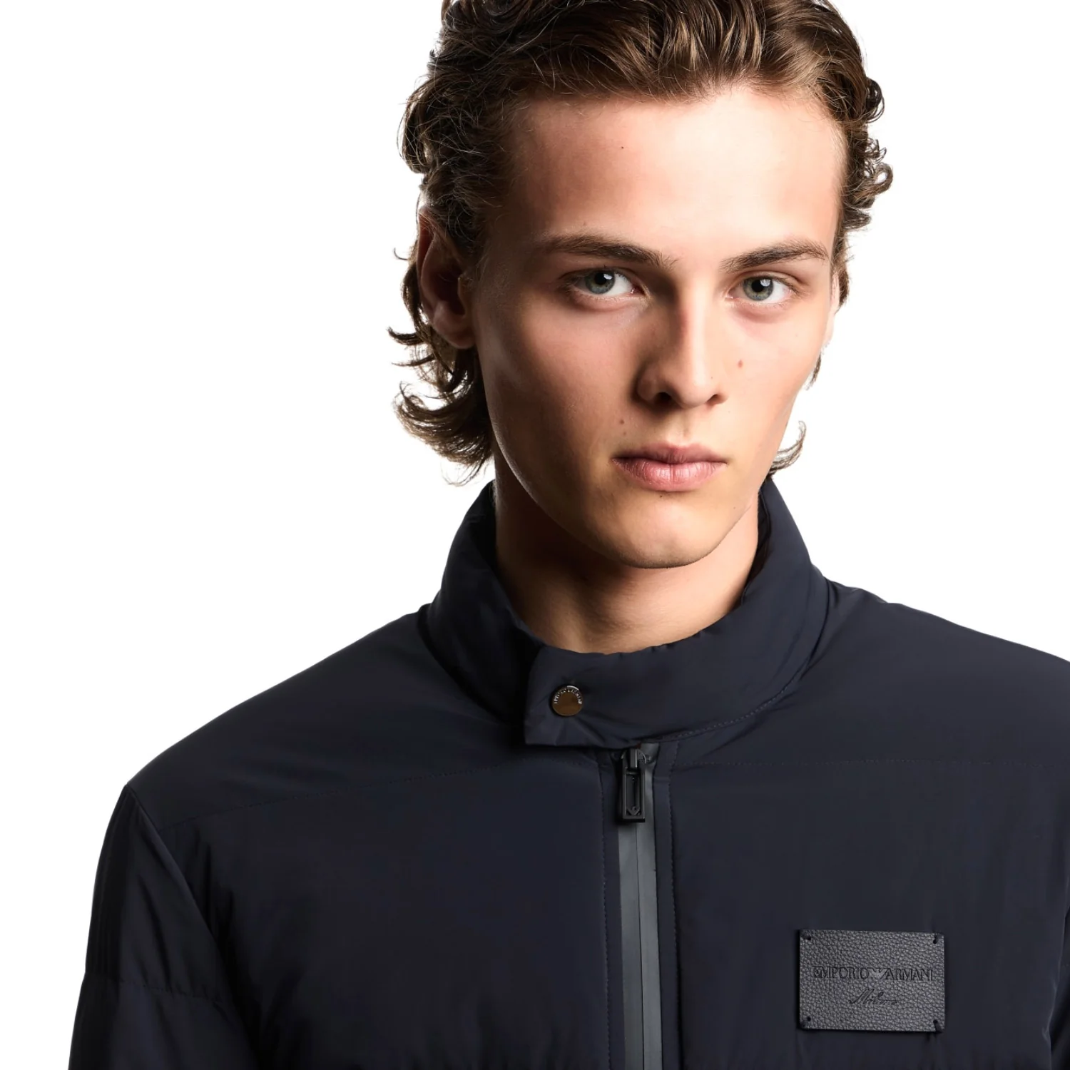 Quilted Spandex Nylon Down Jacket - Image 4