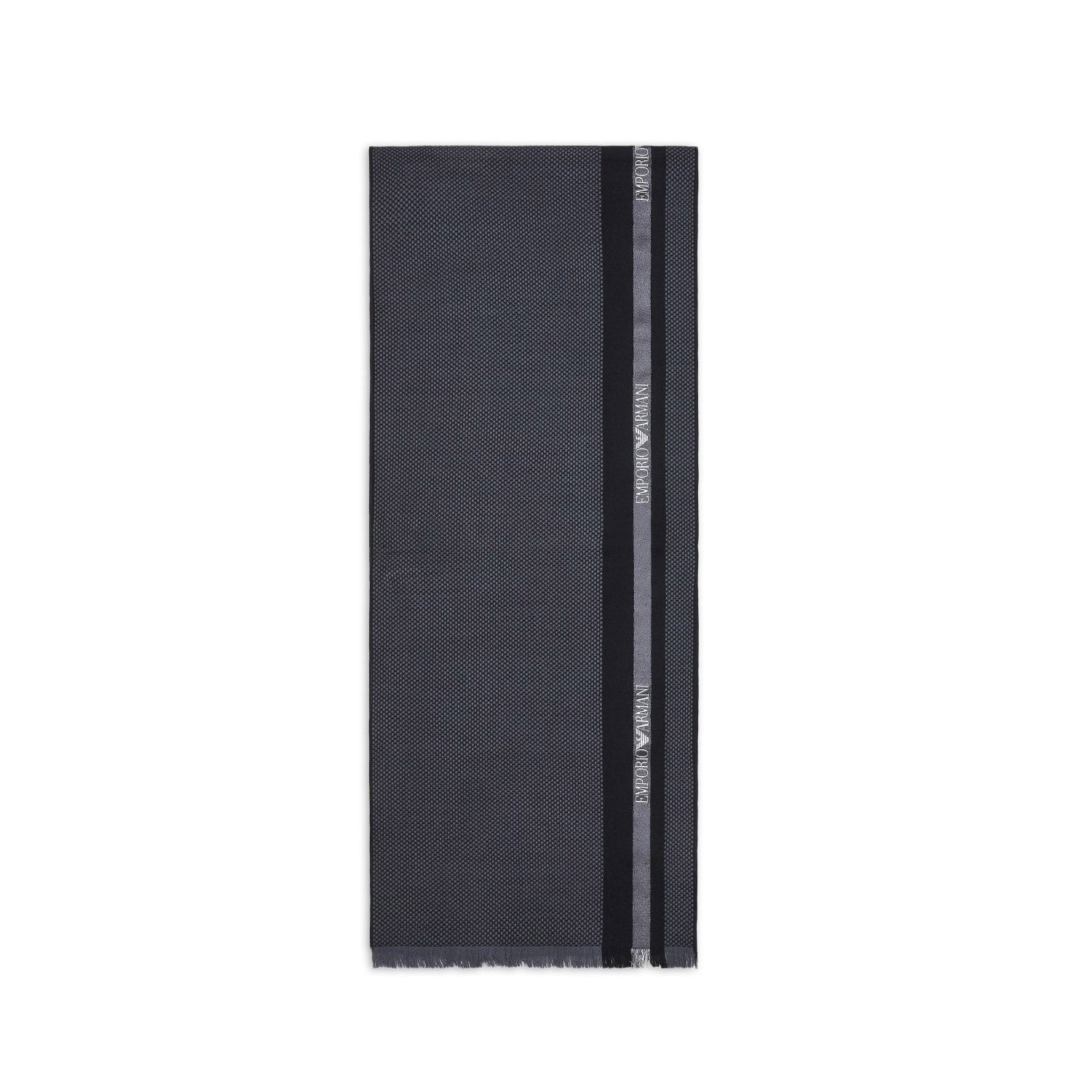 Wool Scarf With Tape Logo