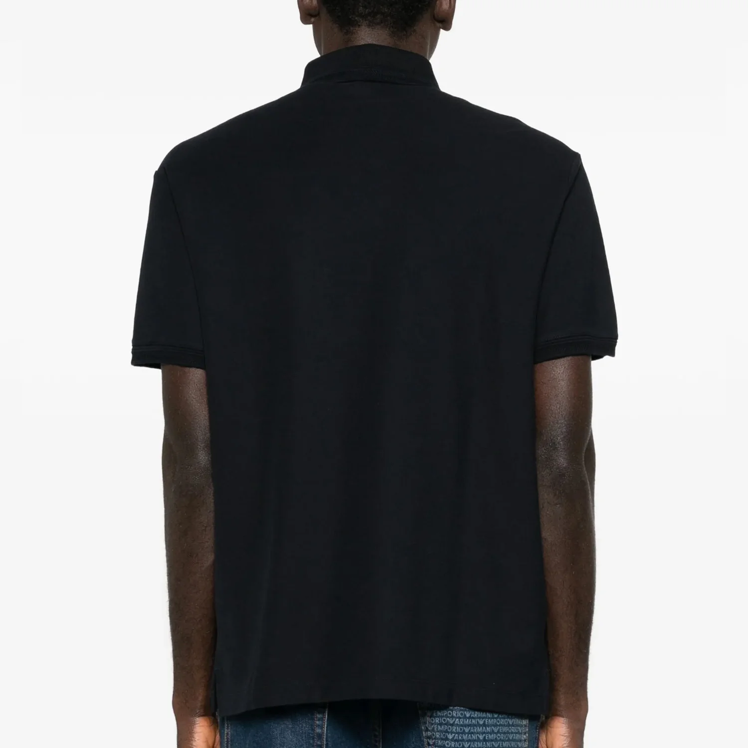 Ea Piqué Polo Shirt With Shield Embroidery - Image 3
