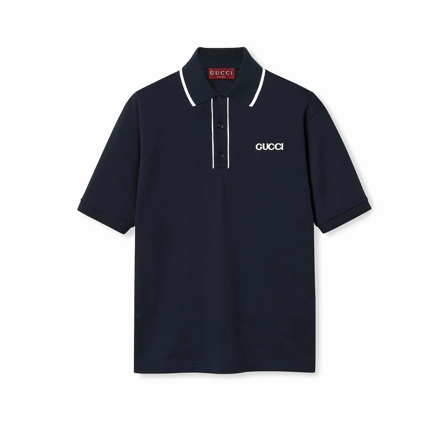 Embroidered Cotton Piquet Polo Shirt