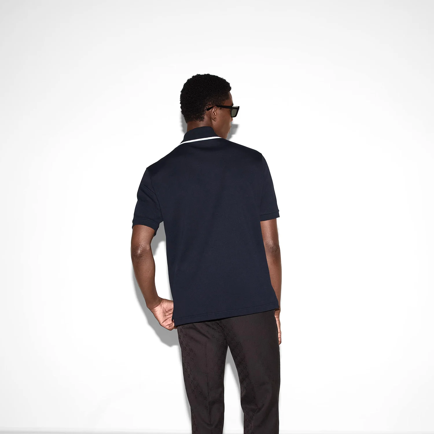 Embroidered Cotton Piquet Polo Shirt - Image 3
