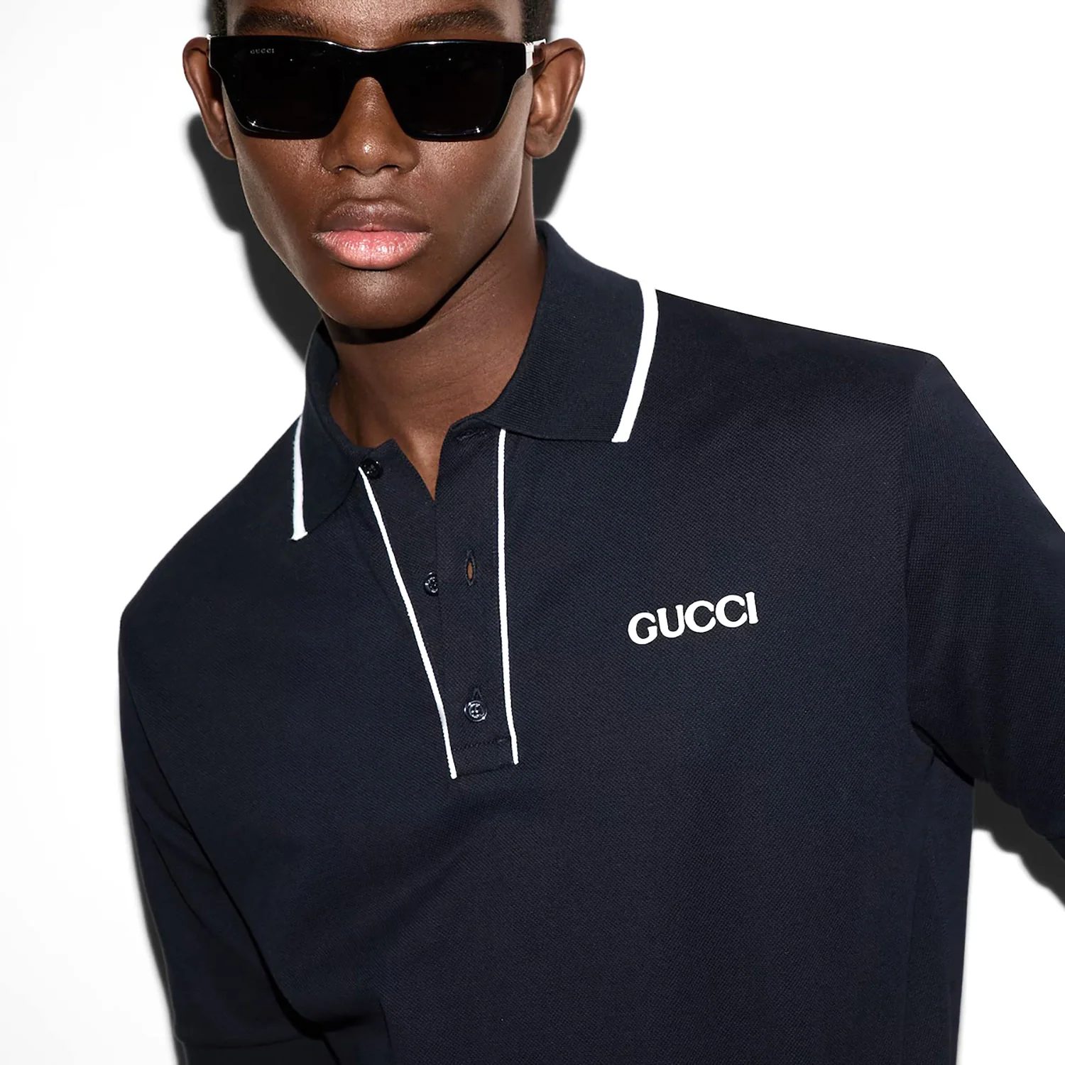 Embroidered Cotton Piquet Polo Shirt - Image 6