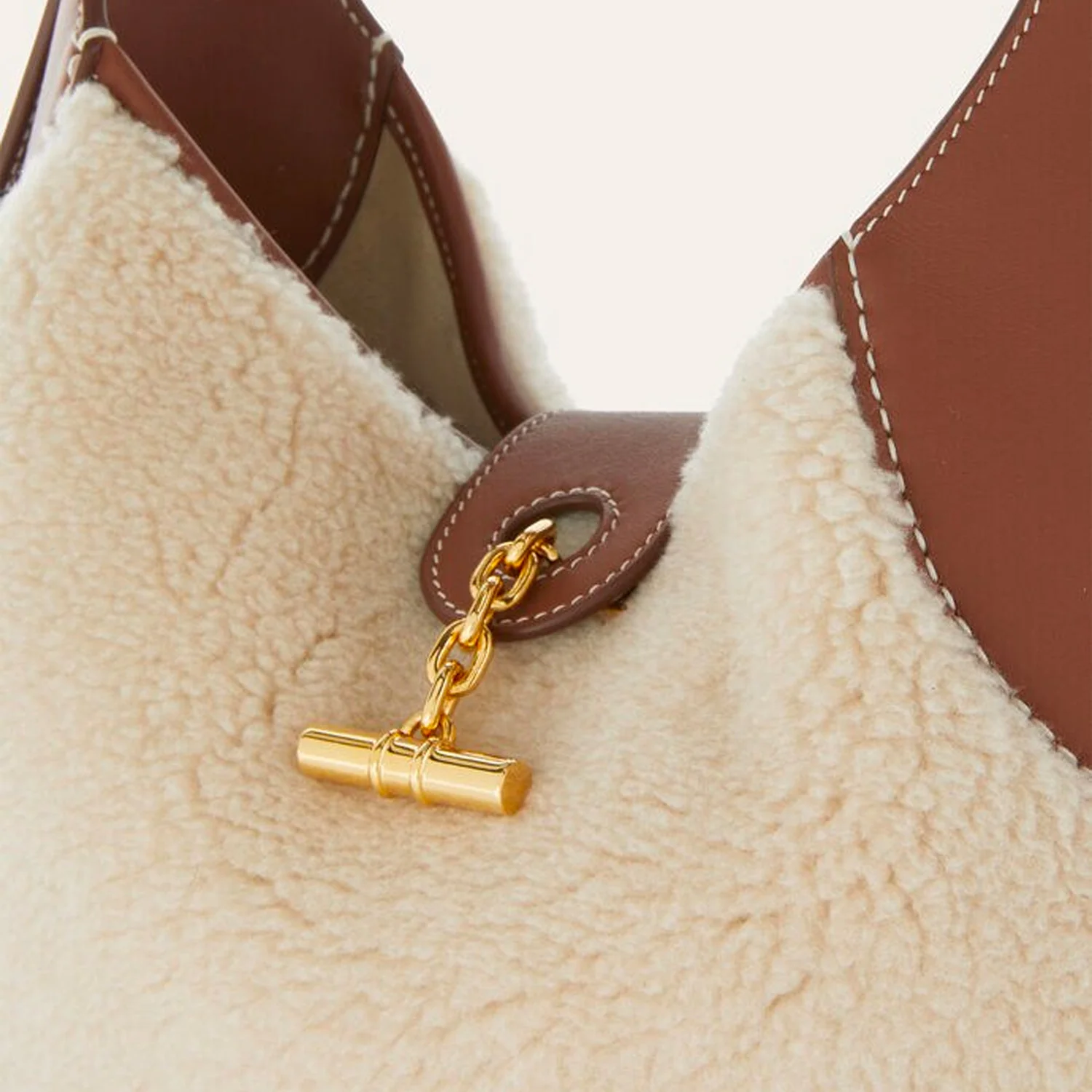 Loro Piana Medium Bobbin Bag  Cashfur - Image 3
