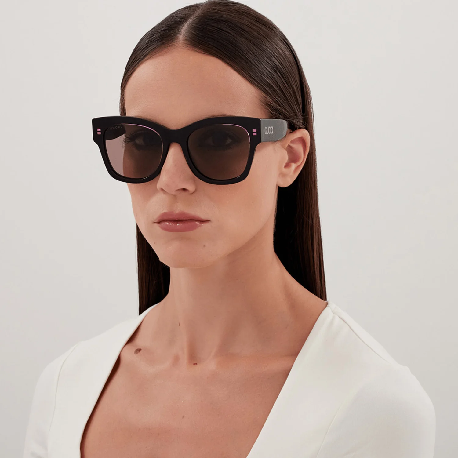 GUCCI LAQUERED NAME OF BRAND MEN SUNGLLASES - Image 4