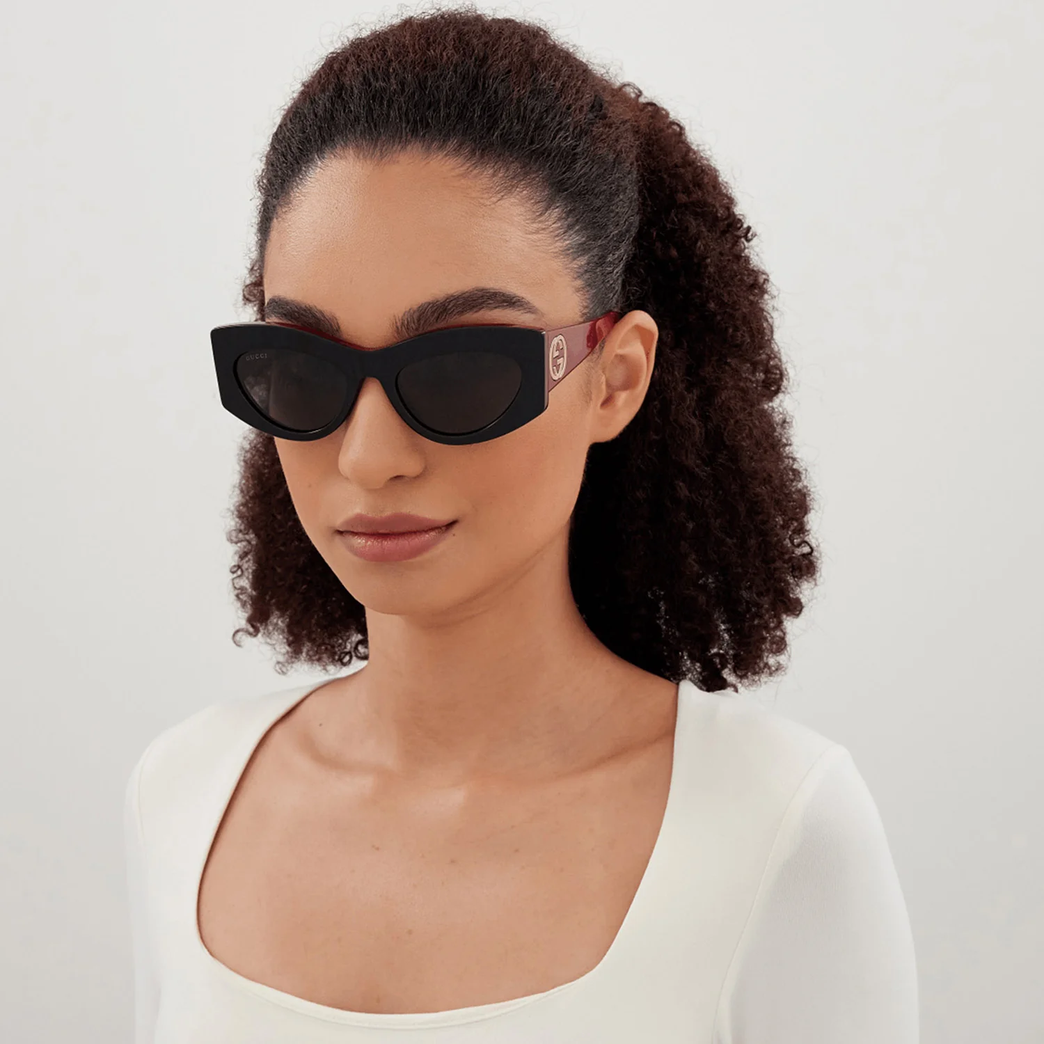 EMBLEM Cool cat-eye Flat GG interlocking logo - Image 4