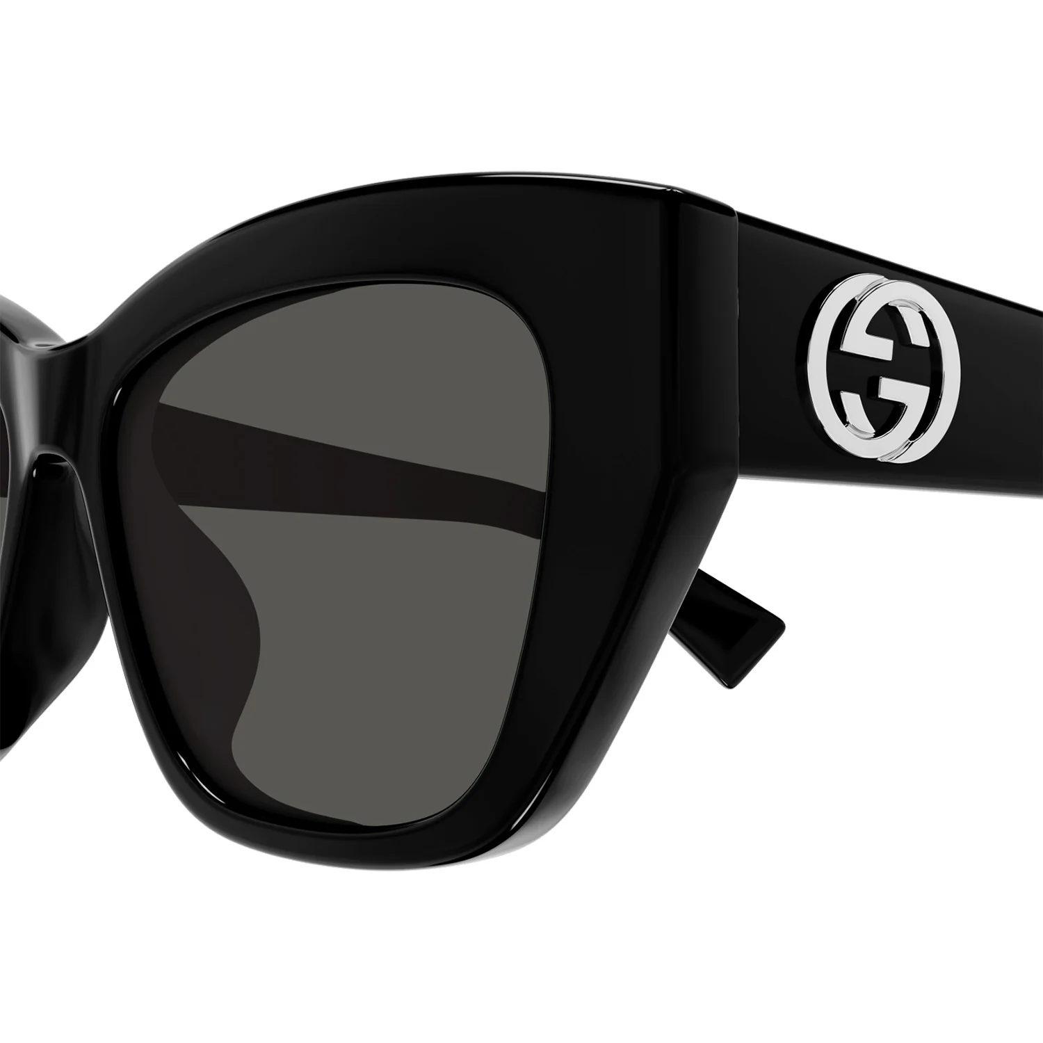 EMBLEM Oversize squared cat-eye Flat GG interlocking logo - Image 3