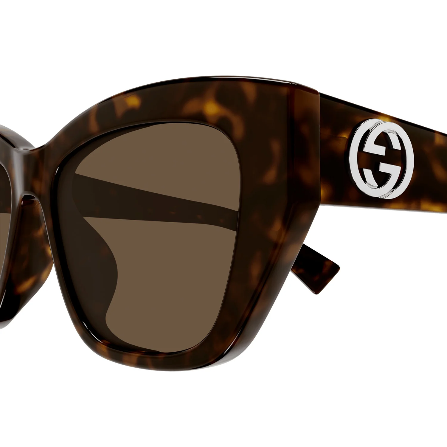 EMBLEM Oversize squared cat-eye Flat GG interlocking logo - Image 3
