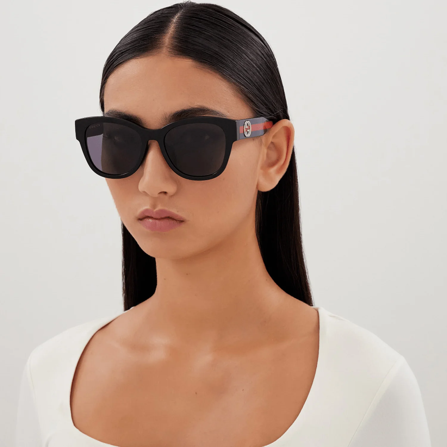 SIGN WEB GG LOGO Rounded cat-eye shape FOR WOMEN - Image 4