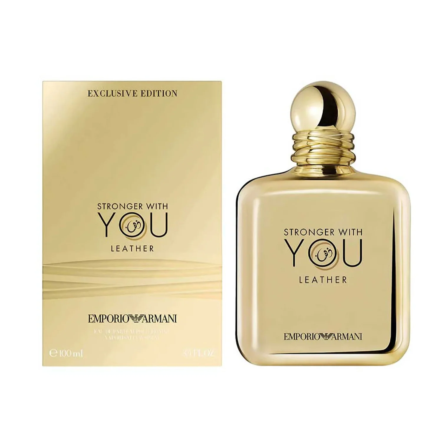 ARMANI STRONGER WITH YOU LEATHER EXCL MEN EDP 100ML - Image 2