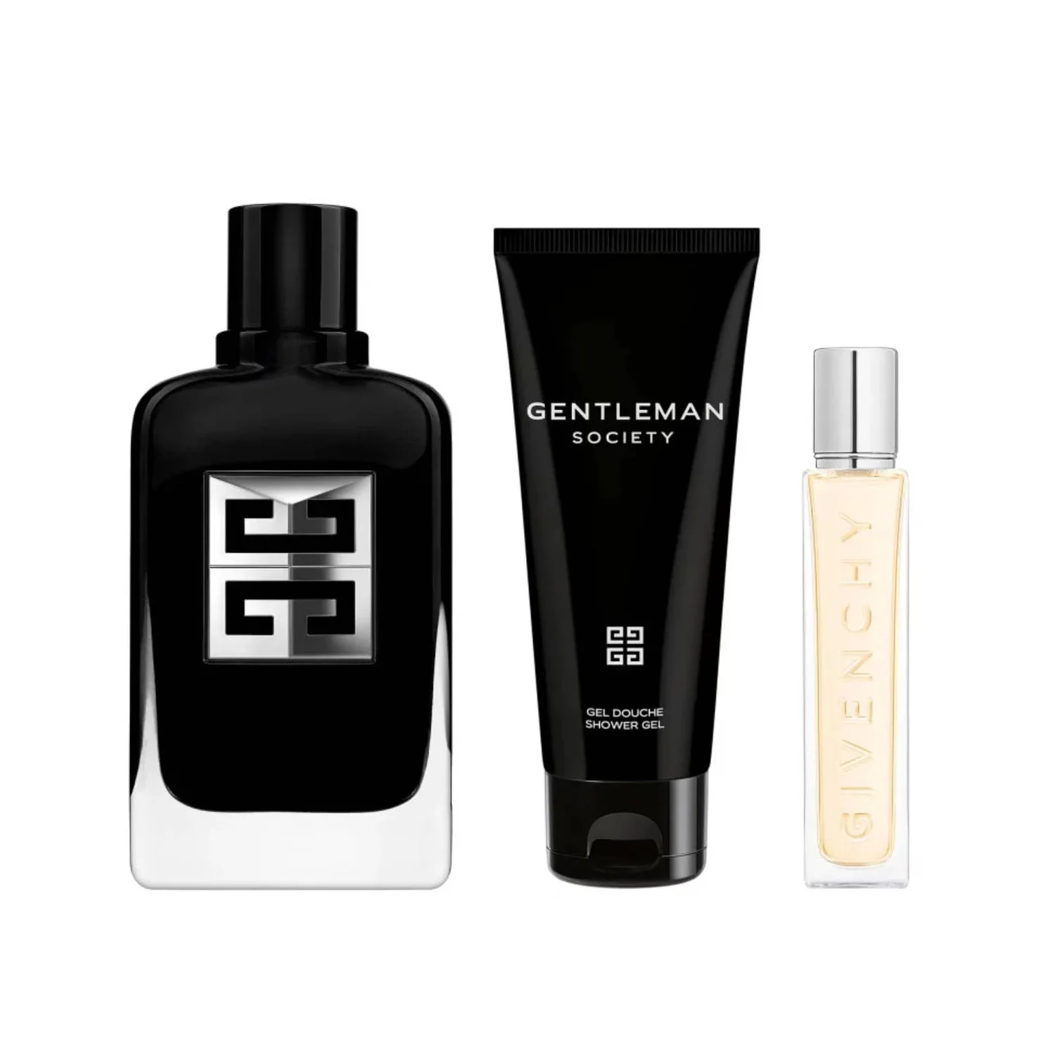 GIVENCHY GENTLEMAN SOCIETY 3S SET(100ML EDP+ 75ML S/G+12.5ML SPRAY)