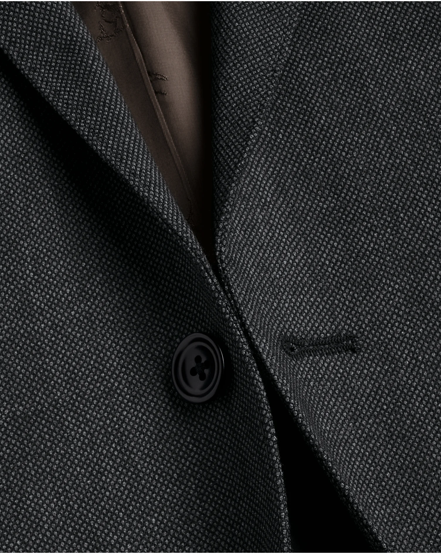 GREY SLIM FIT NATURAL STRETCH BIRDSEYE BLAZER - Image 5