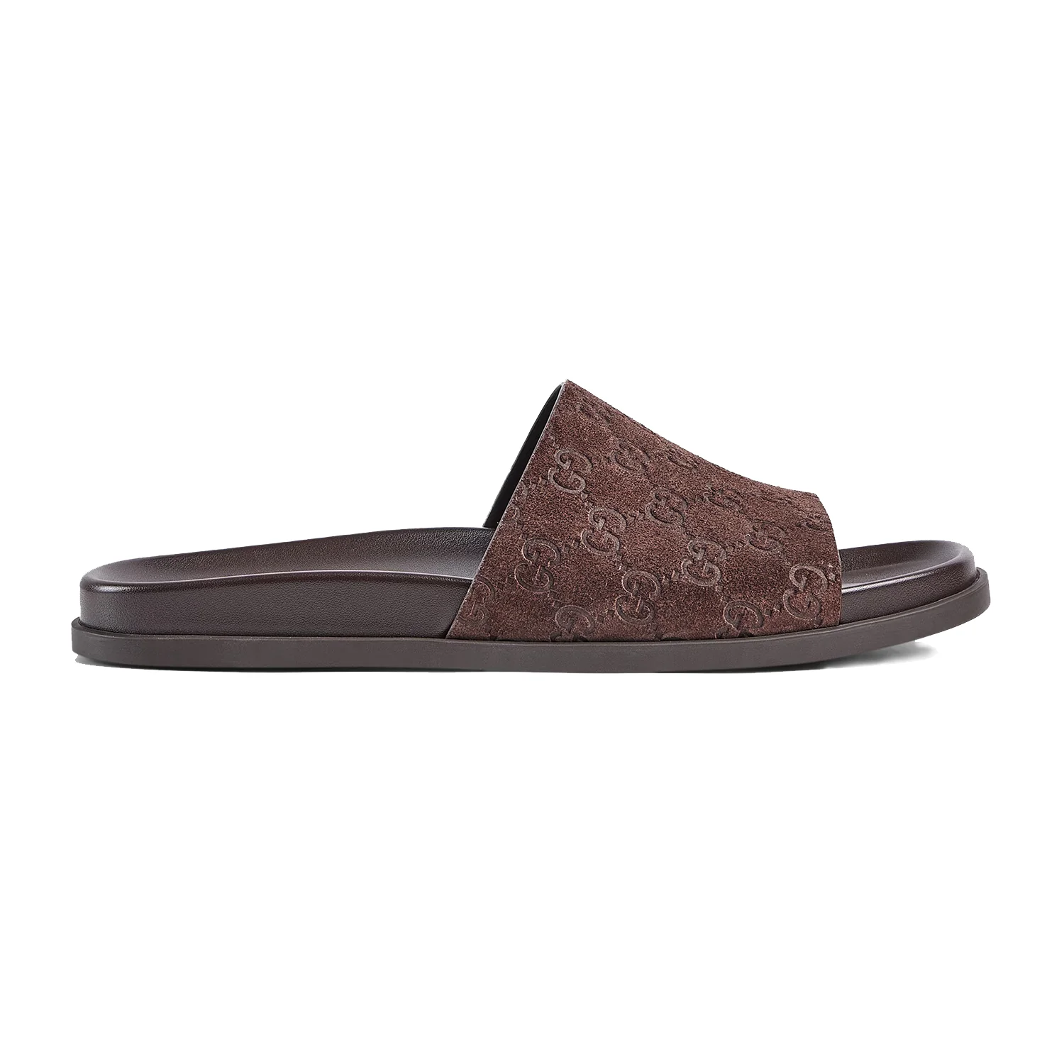 Gucci Gg Suede Men Slide